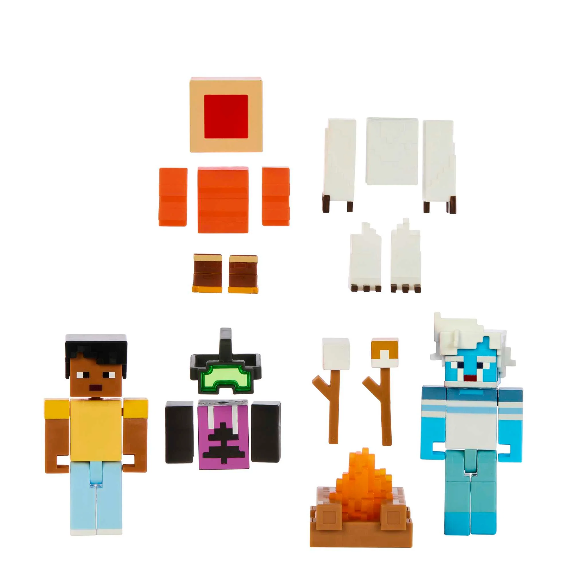 Minecraft Creator Series Mount Enderwood Yeti Scare Story Pack Figures