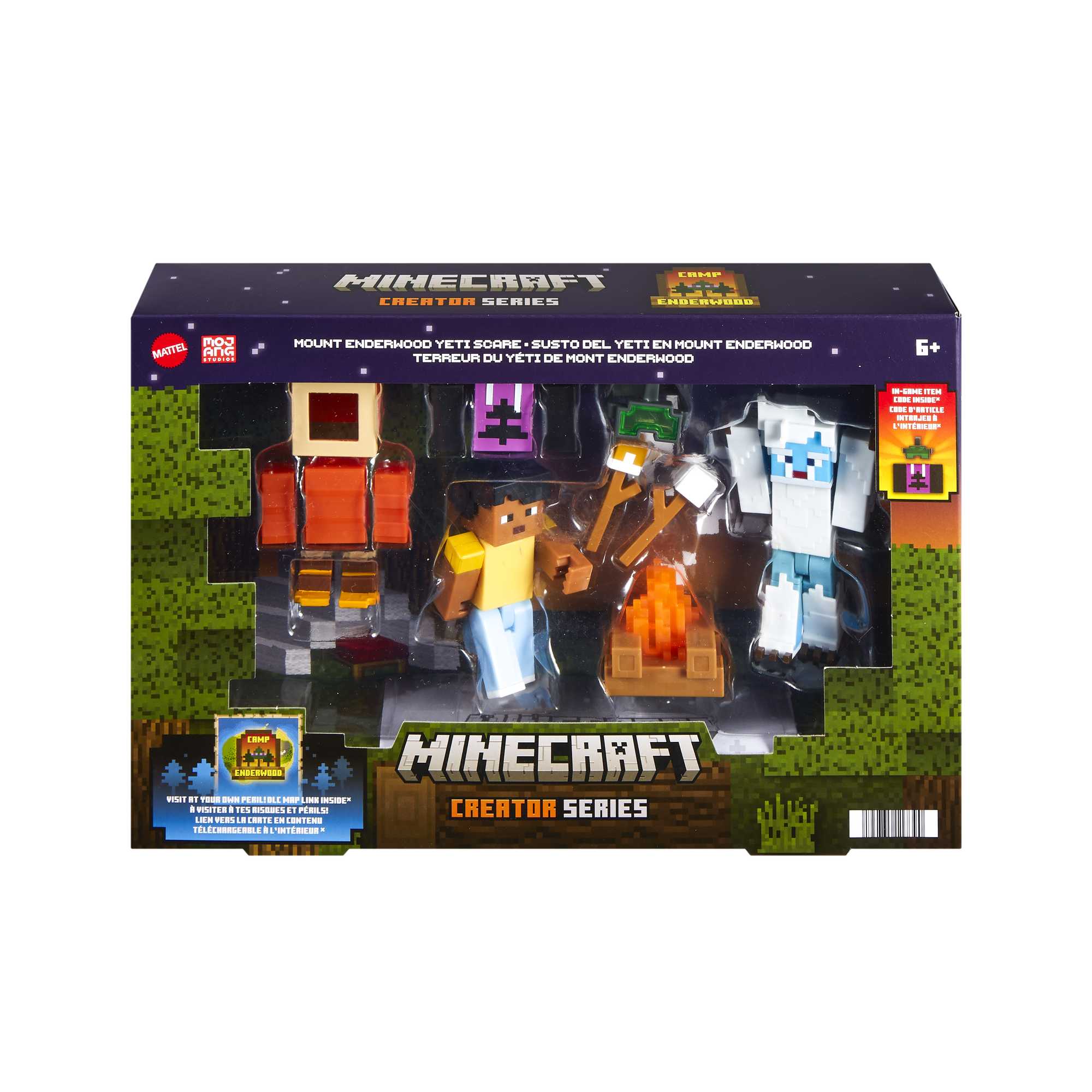 Minecraft Creator Series Mount Enderwood Yeti Scare Story Pack Figures - Image 7