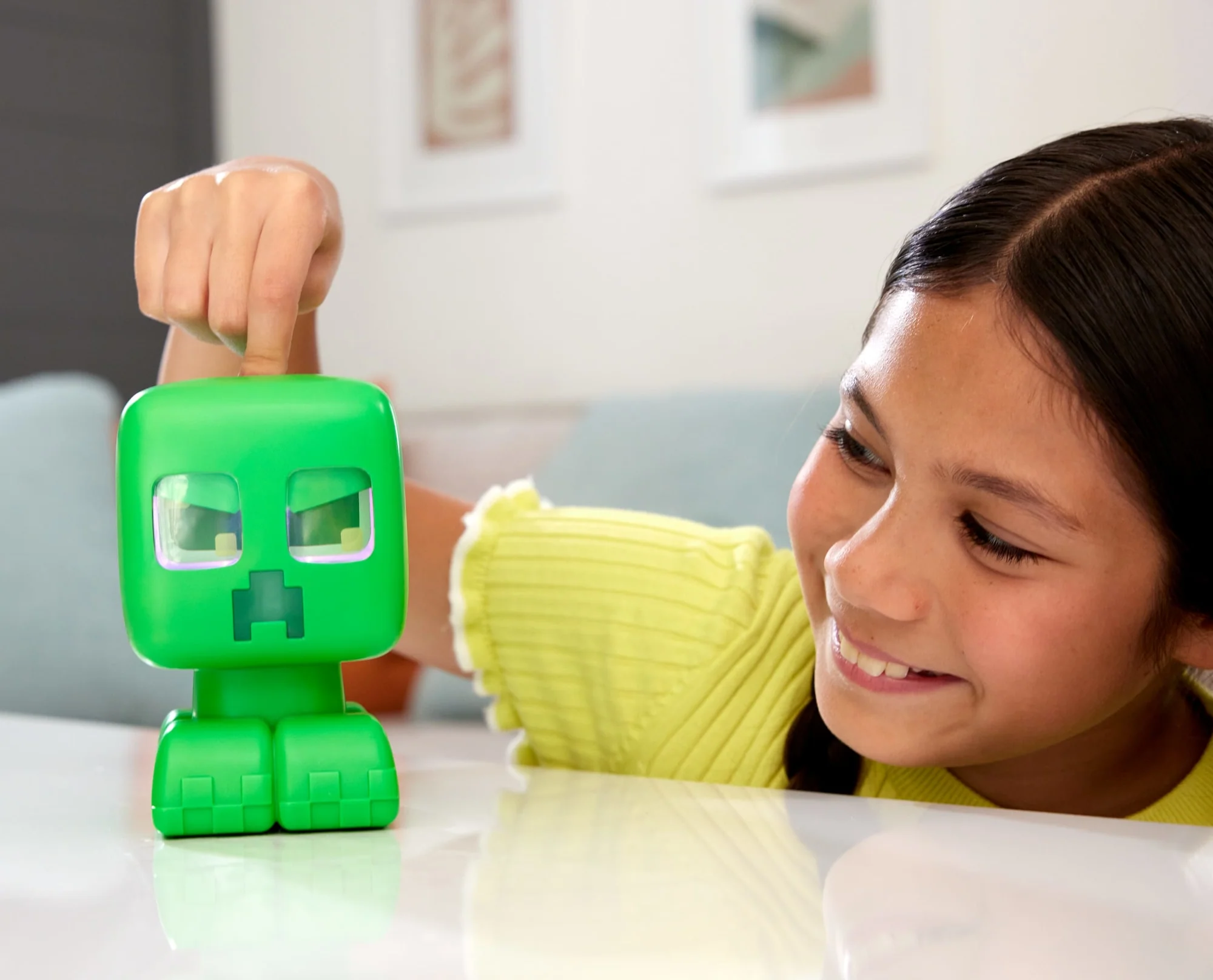 Figura De Acción Interactiva Creeper Mascota De Minecraft Con Luces, Sonidos Y Acción Explosiva - Image 2
