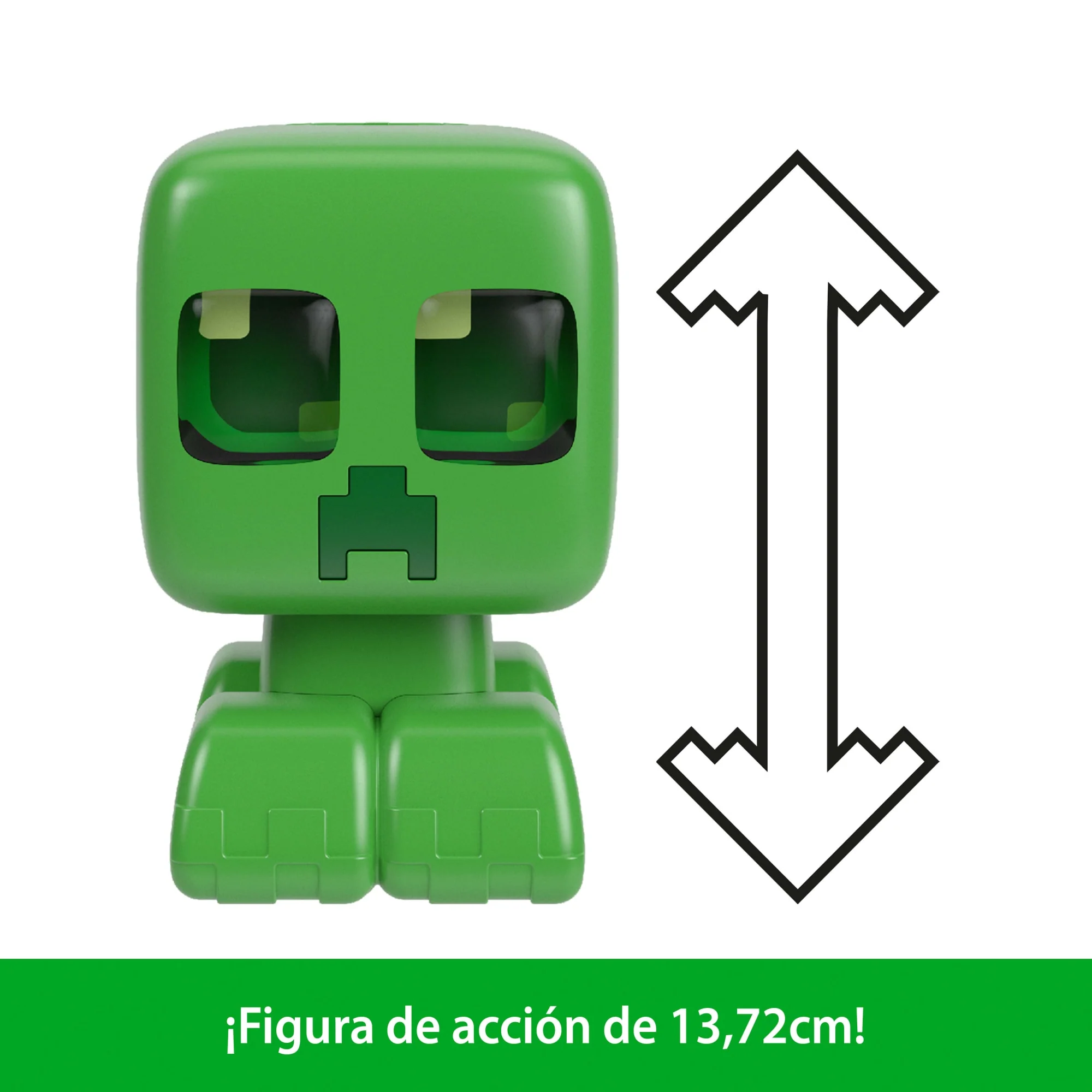 Figura De Acción Interactiva Creeper Mascota De Minecraft Con Luces, Sonidos Y Acción Explosiva - Image 3