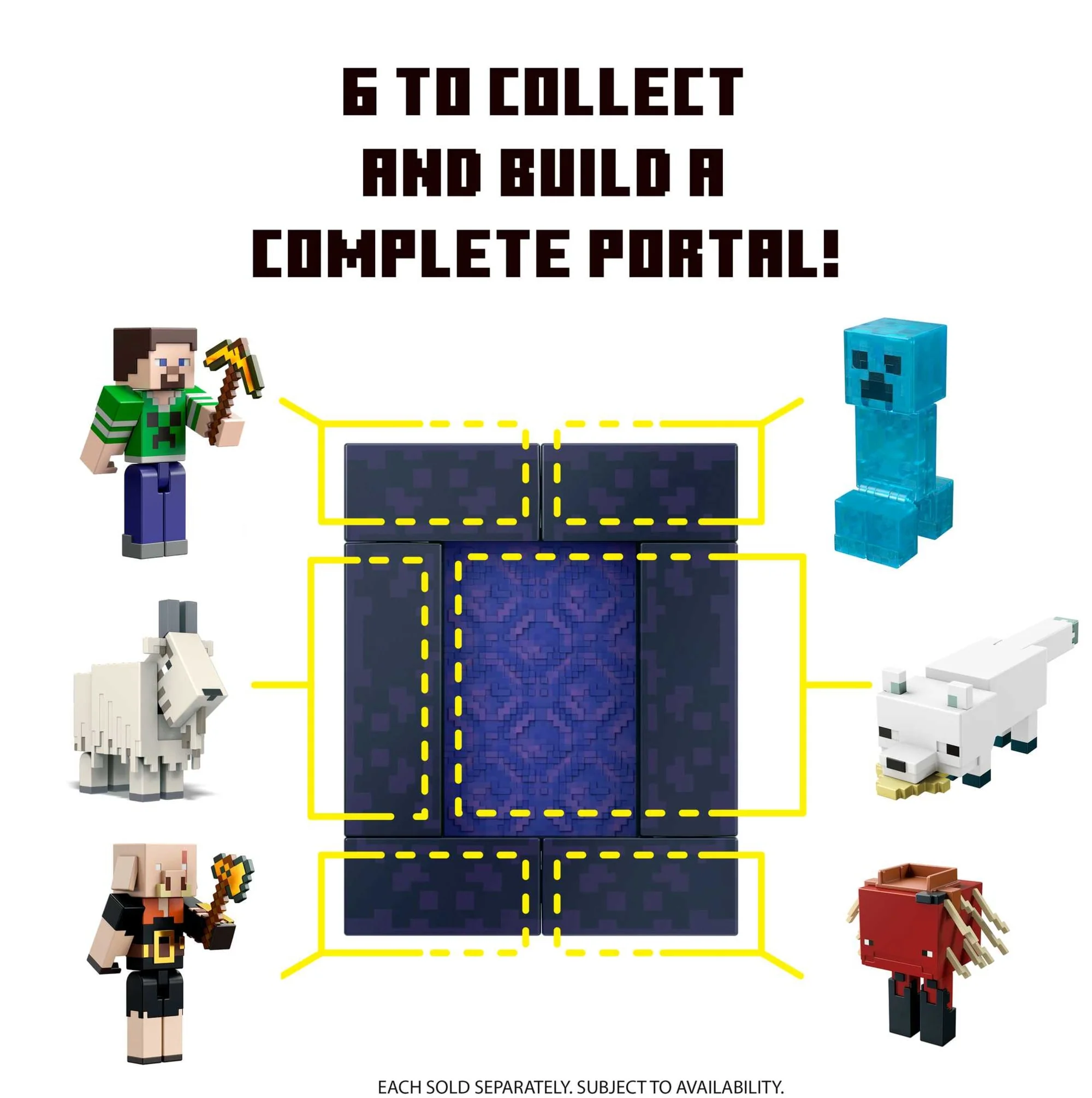 Minecraft Creeper With Build-A-Portal Figure - Image 7