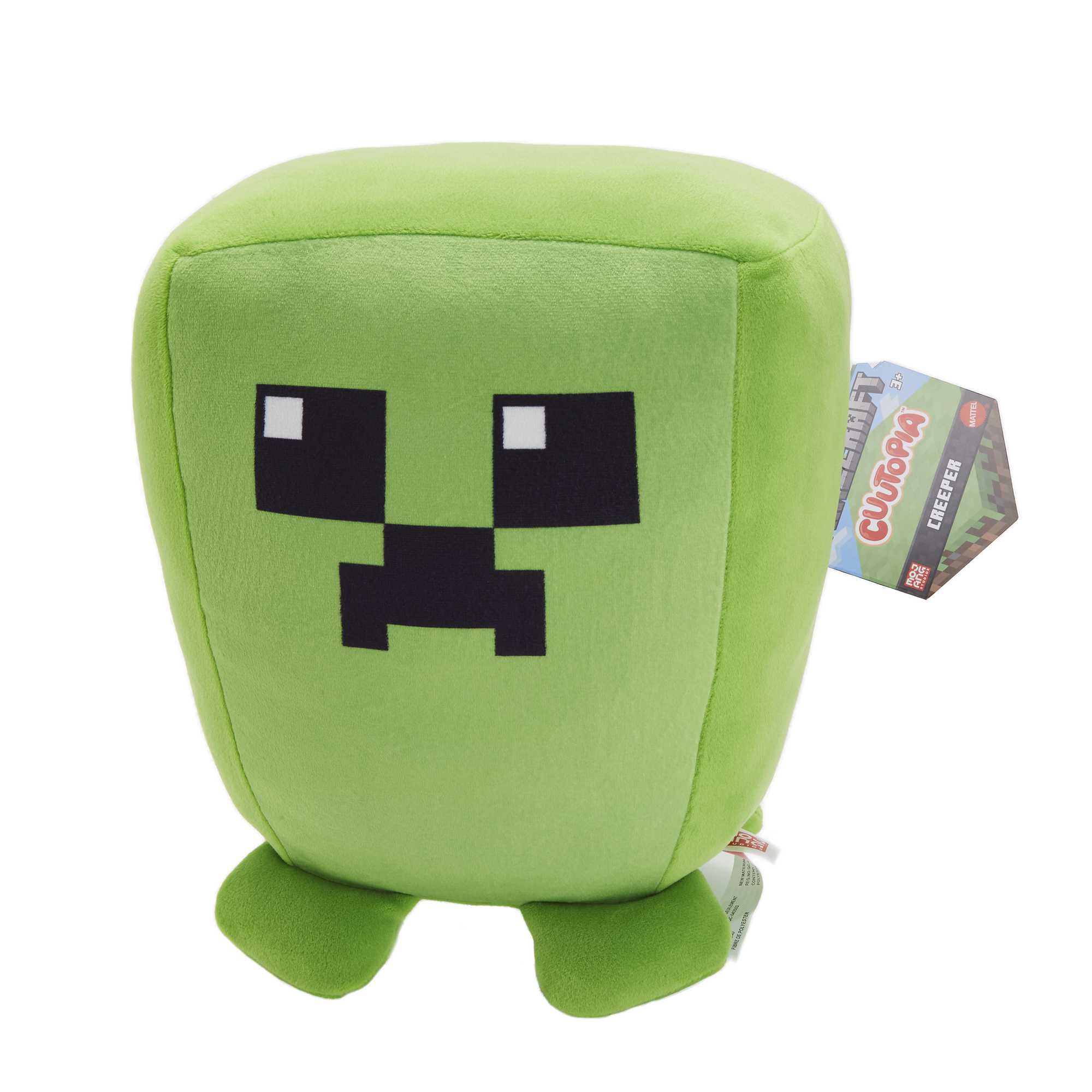 Minecraft Cuutopia 10-in Creeper Plush Character Pillow Doll - Image 6
