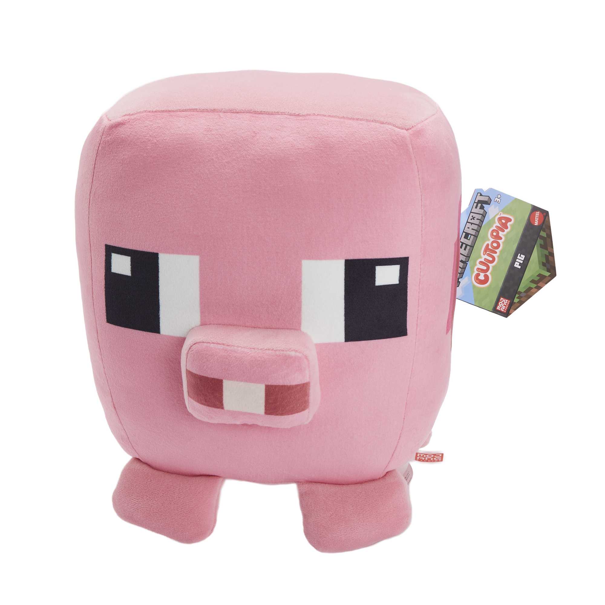 Minecraft Cuutopia 10-in Pig Plush Character Pillow Doll - Image 6