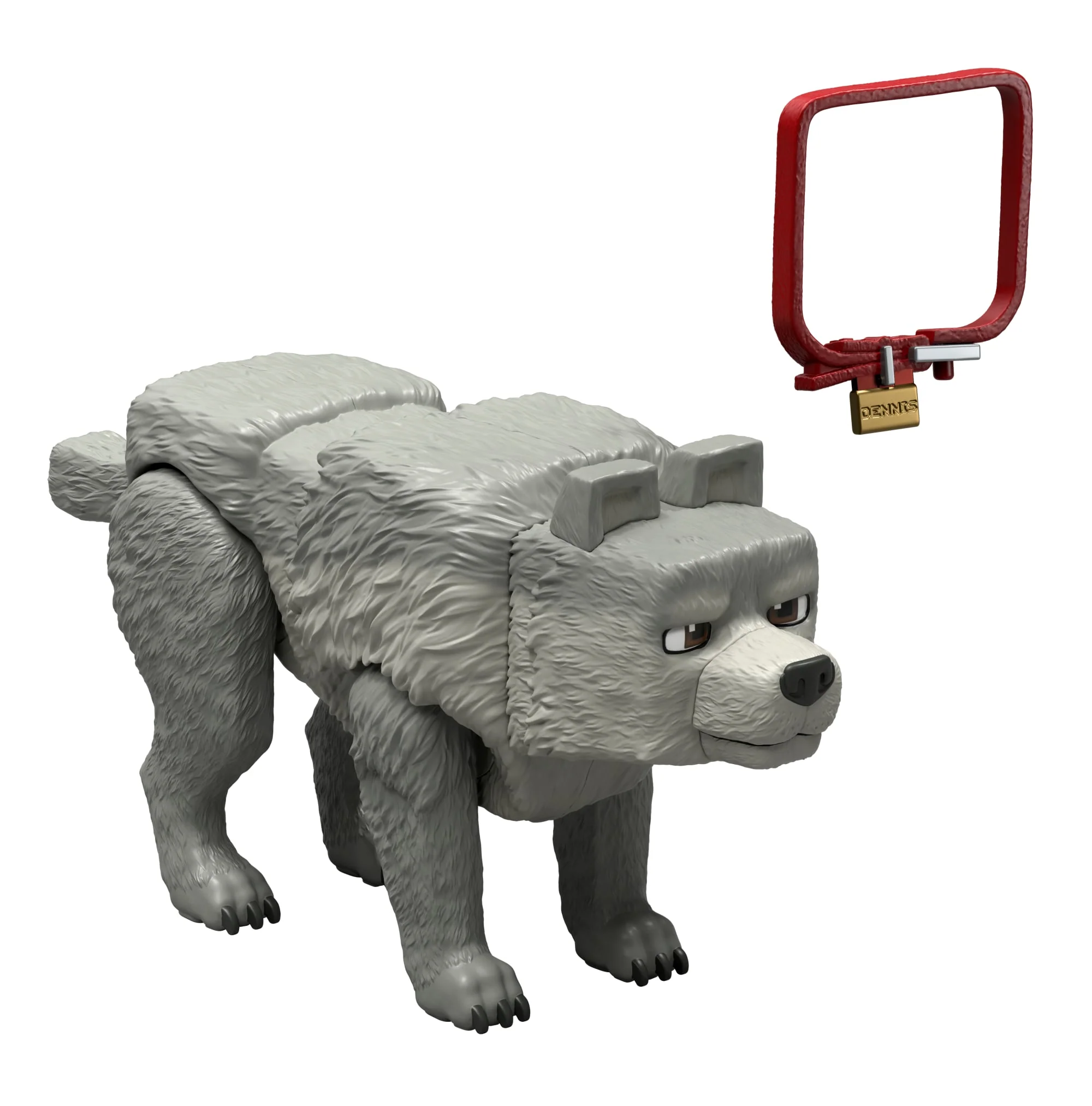 Minecraft Dennis Der Wolf Actionfigur Und Zubehör, 8 Cm Großes Spielset, Inspiriert Von „Ein Minecraft Film“ - Image 4
