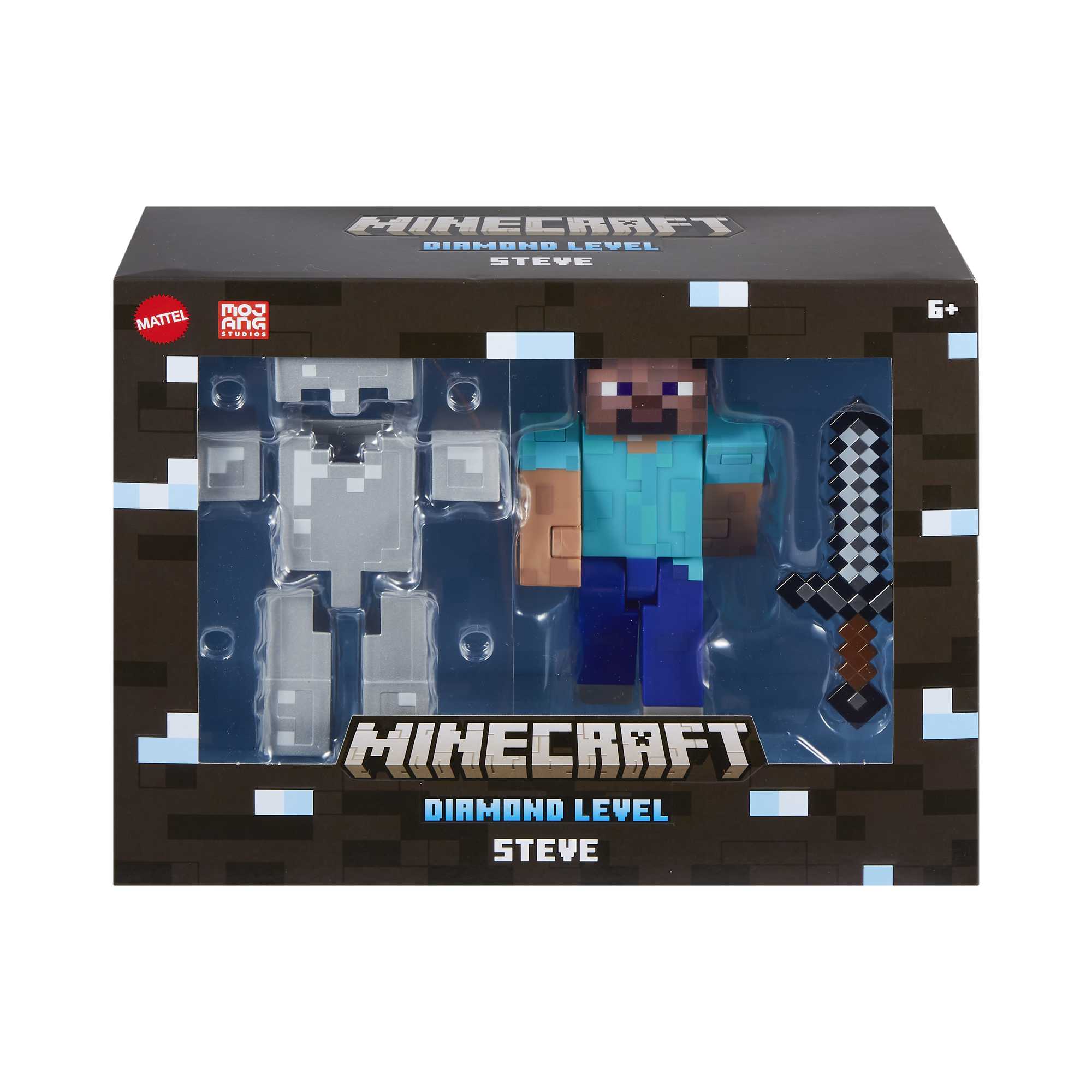 Minecraft Diamond Level Steve Action Figure - Image 6