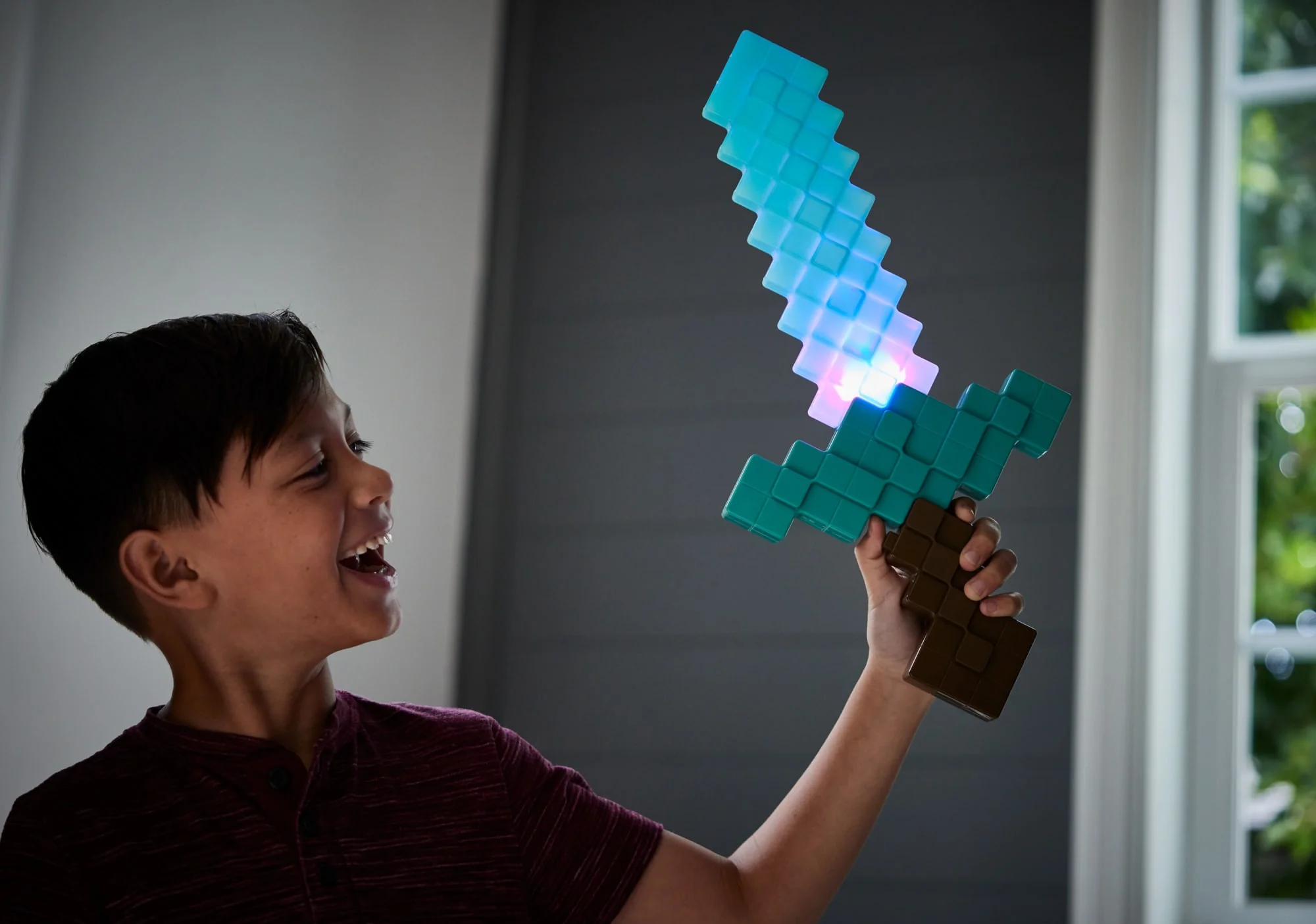 Minecraft-Épée Enchantée En Diamant-Jouet Avec Lumières Et Sons - Image 2