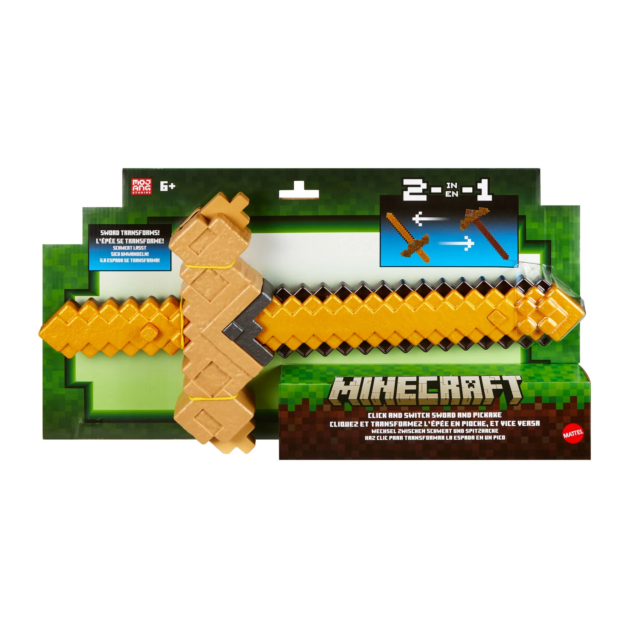 Minecraft-Épée-Pioche Transformable-Accessoire 2-En-1 - Image 6