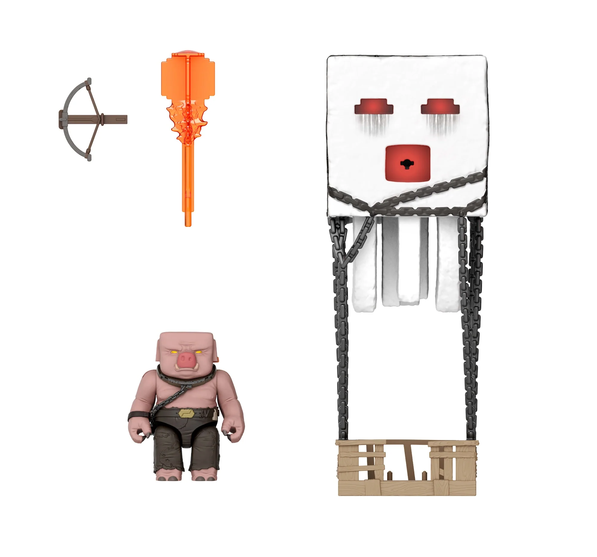 Minecraft Explosieve Aanval Met Ghast, Set Actiefiguren Met Licht, Geluid En Meer, Geïnspireerd Op De Film - Image 6