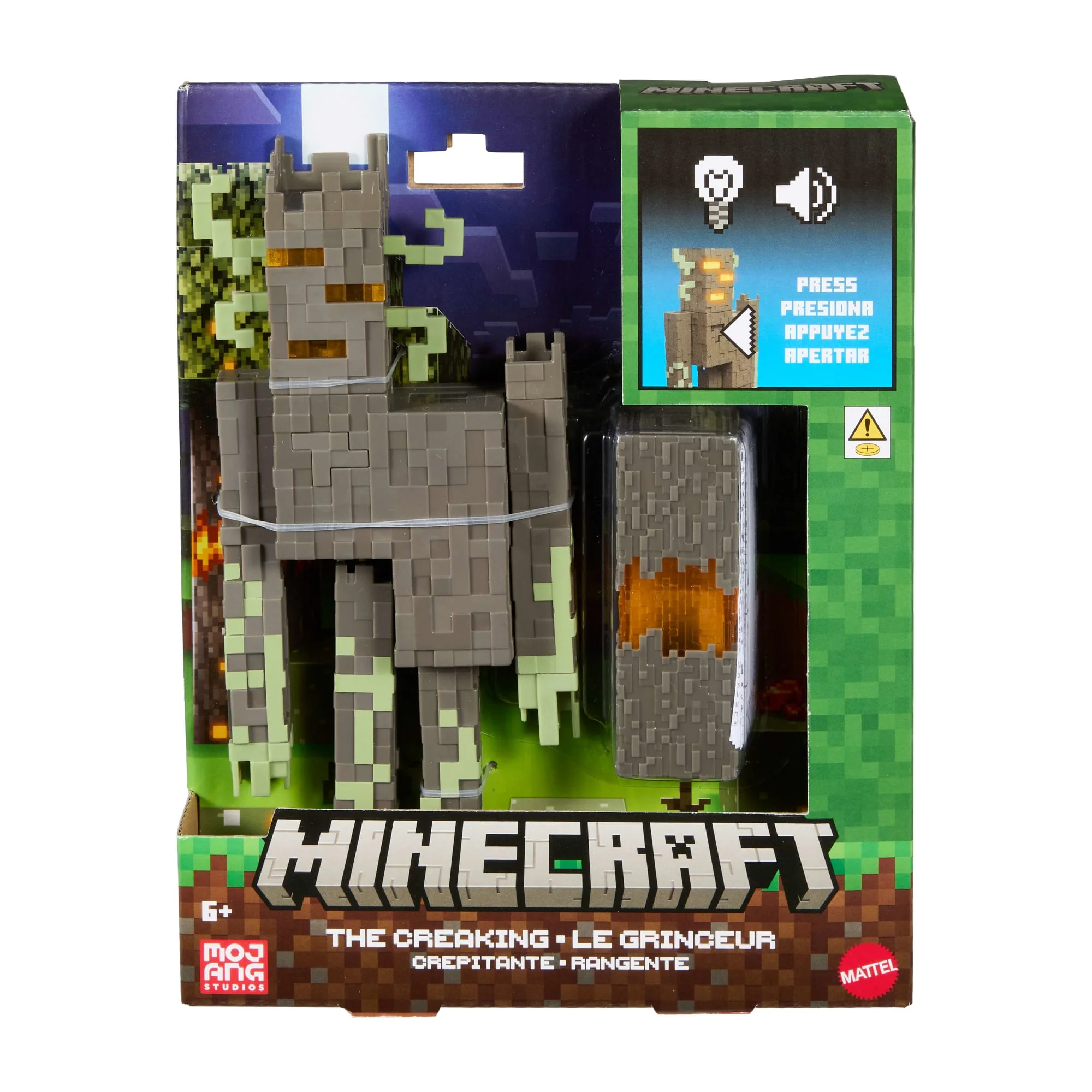 Minecraft-Actionfigur Der Knarz Mit Interaktiven Lichtern, Geräuschen Und Zubehörteil, Ca. 20 Cm Große Sammelfigur - Image 6
