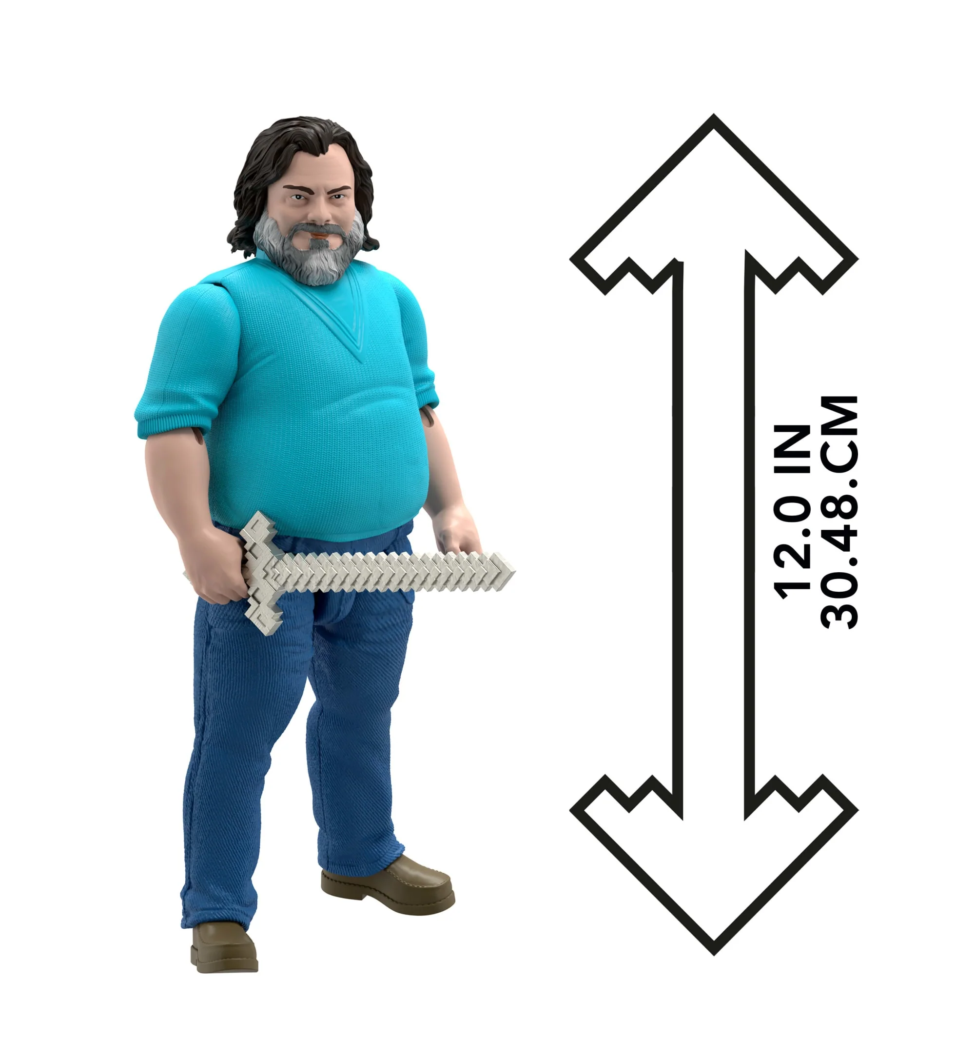 Minecraft Figurine Articulée Steve Taille De 30 Cm Et Inspirée Du Film - Image 4