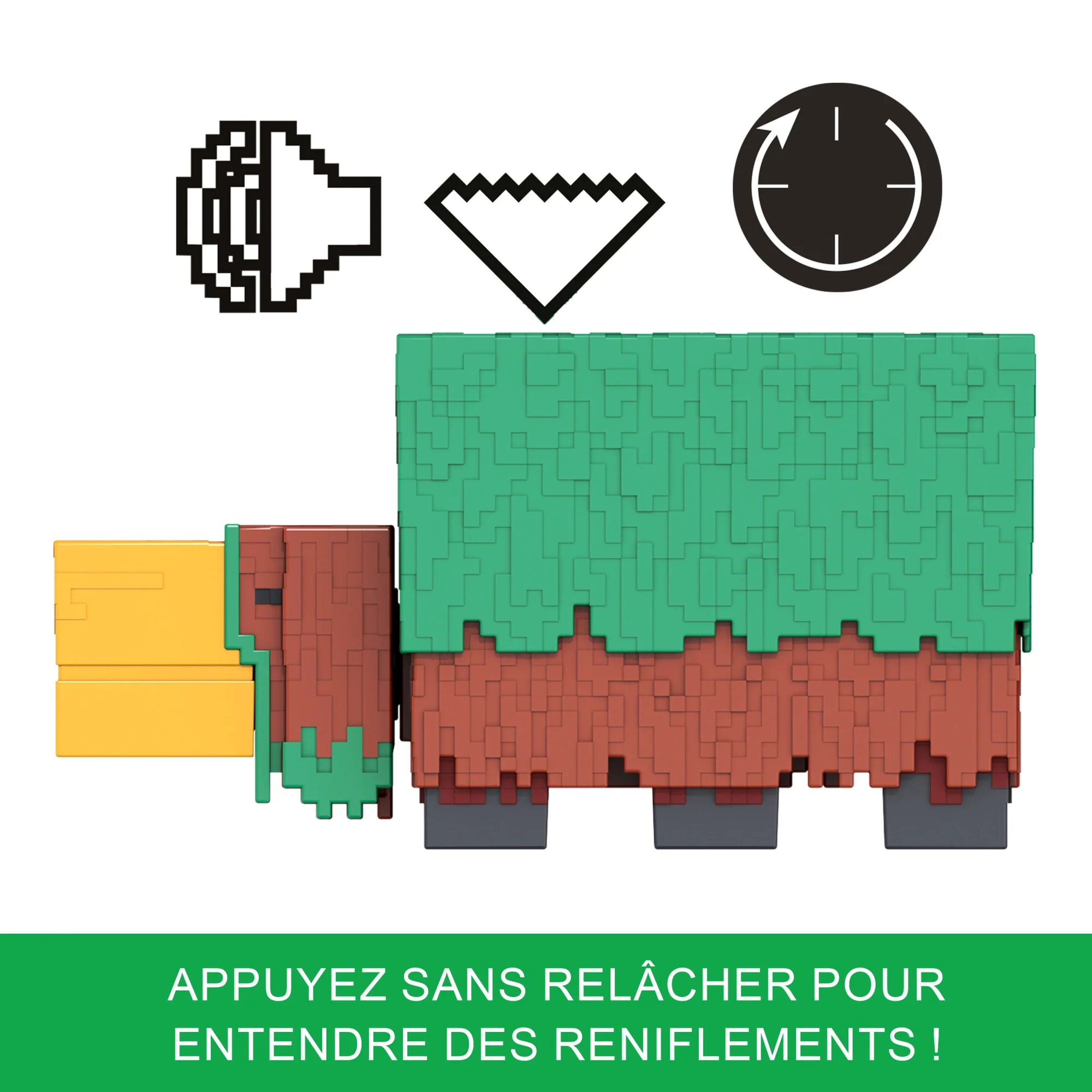Minecraft-Renifleur Figurine Articulée 8,25 Cm Avec Sons Tirés Du Jeu - Image 5