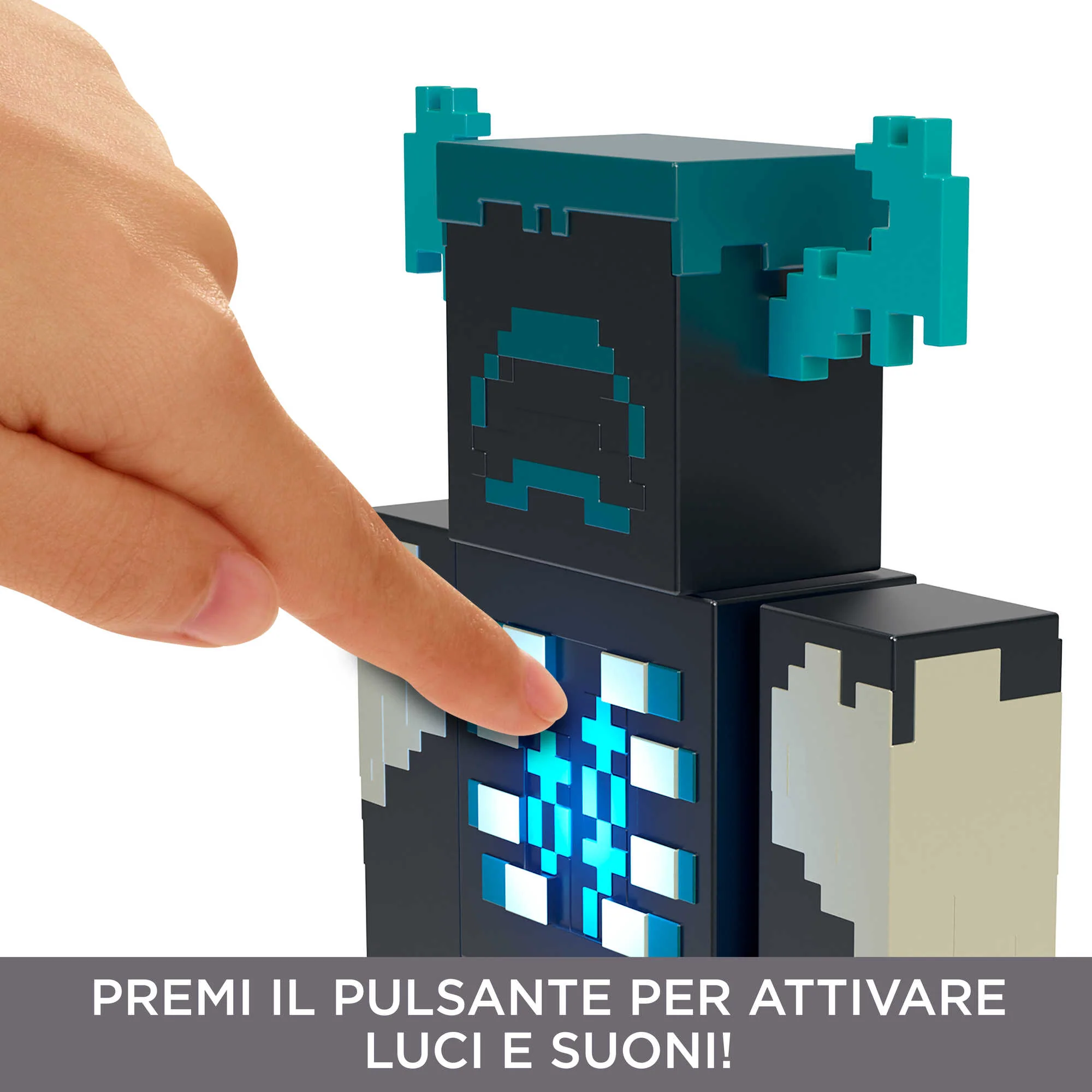 Minecraft Giocattoli | Action Figure Del Guardiano Con Luci, Suoni E Accessori - Image 3