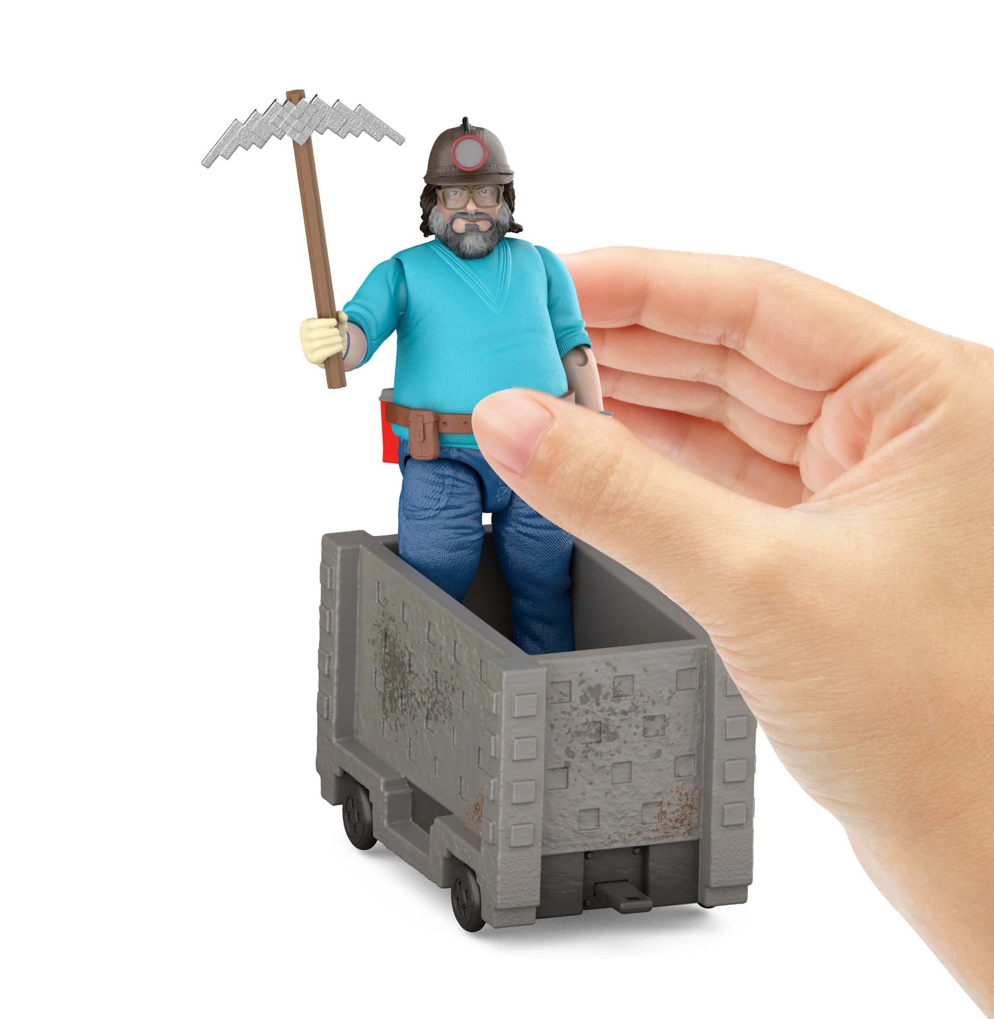 Aksiyon Figürü Ve Aksesuarlarla Bir Minecraft Filmi'nden Ilham Alan Minecraft Minecart Ile Muhteşem Kaçış Oyuncak Seti - Image 4