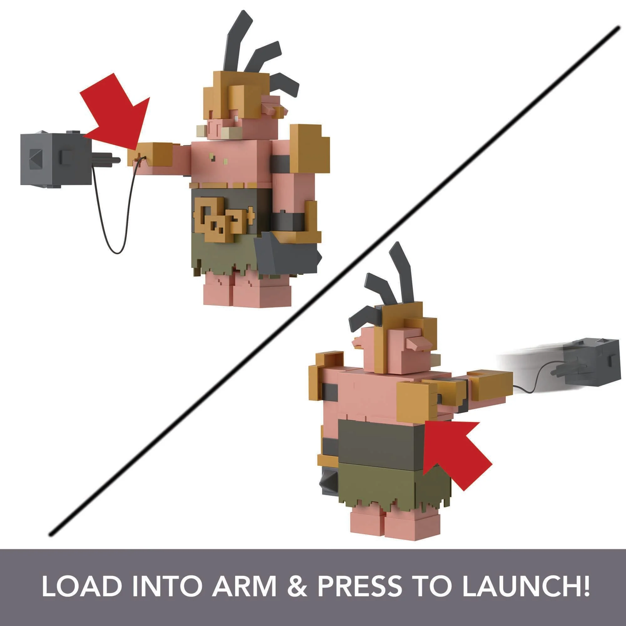 Minecraft Legends Portal Guard Action Figure, Attack Action and Accessory, 3.25-in Collectible Toy - Image 3