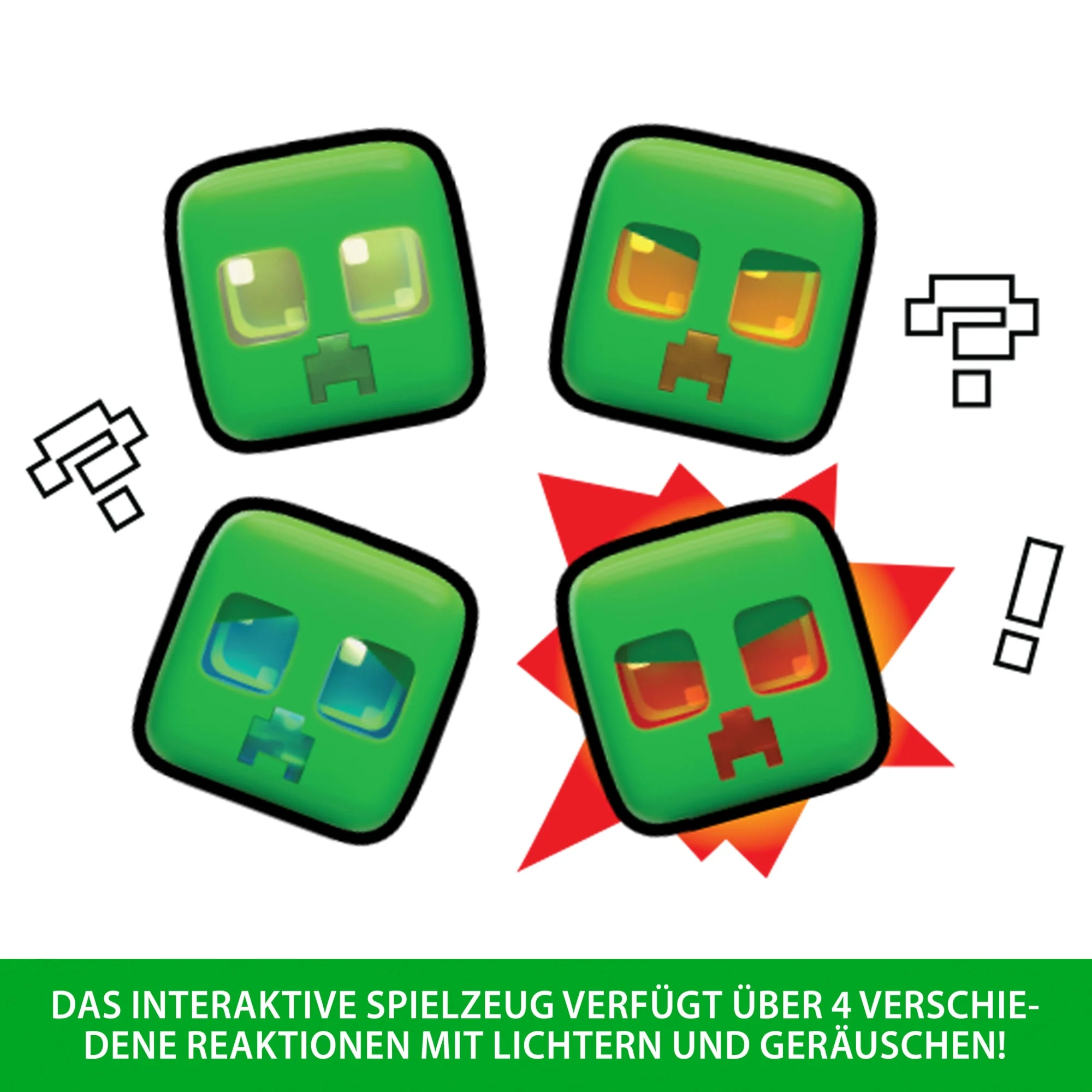 Minecraft Mein Haustier-Creeper Interaktives Spielzeug, Actionfigur Mit Lichtern, Geräuschen Und Explodierendem Spielspaß - Image 4