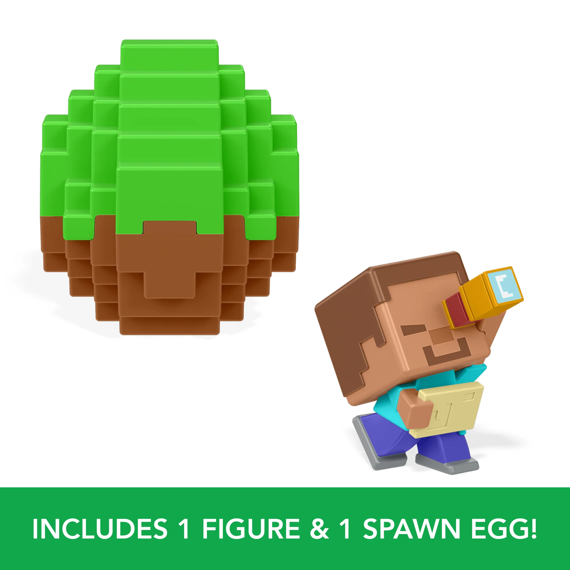 Minecraft Mini Mode Spawn Egg With Surprise Mini Figure, 1.5-Inch Collectible Toy (Characters May Vary) - Image 2