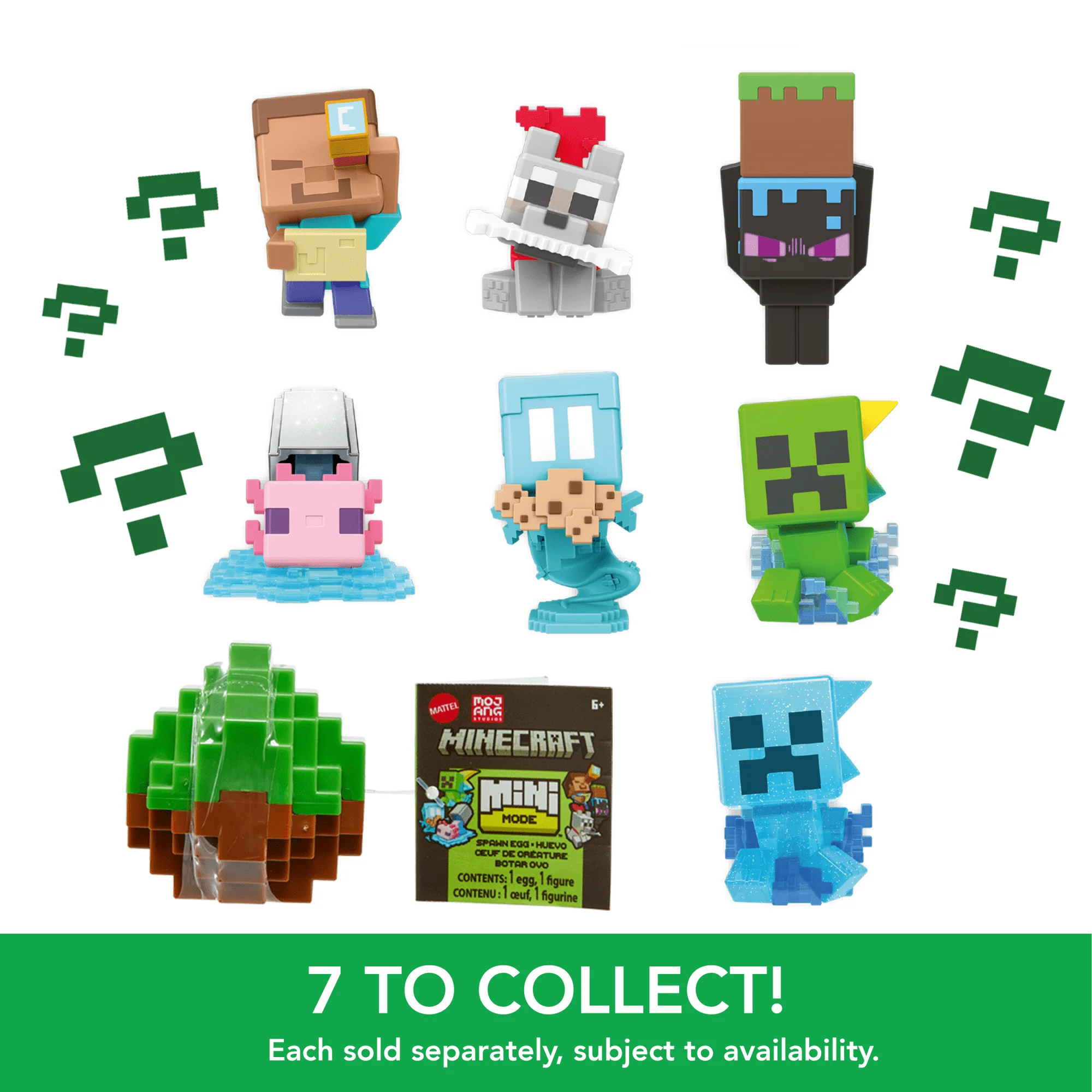 Minecraft Mini Mode Spawn Egg With Surprise Mini Figure, 1.5-Inch Collectible Toy (Characters May Vary) - Image 5