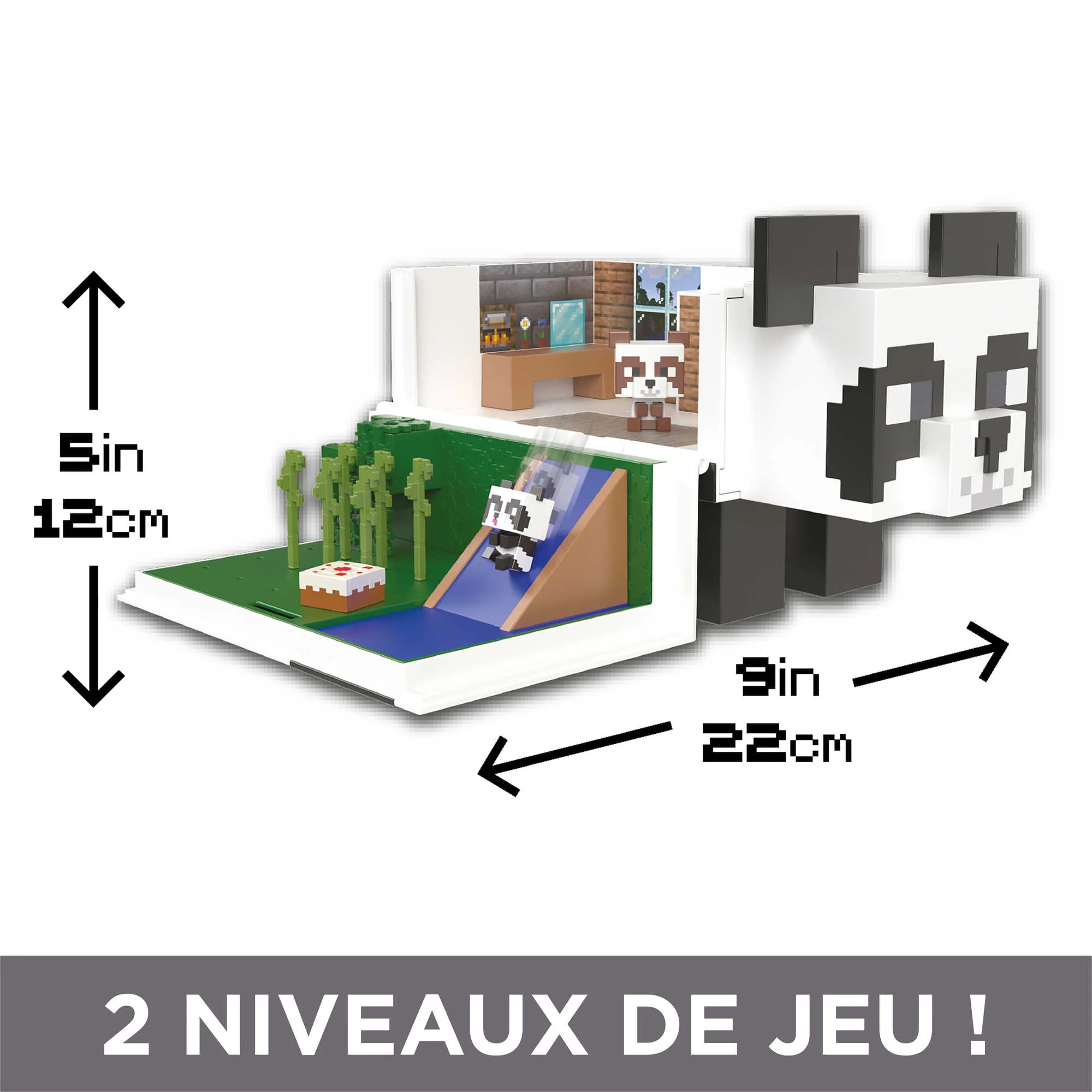 Minecraft - La Maison Du Panda - Coffret Mini Têtes Modulables - Image 4