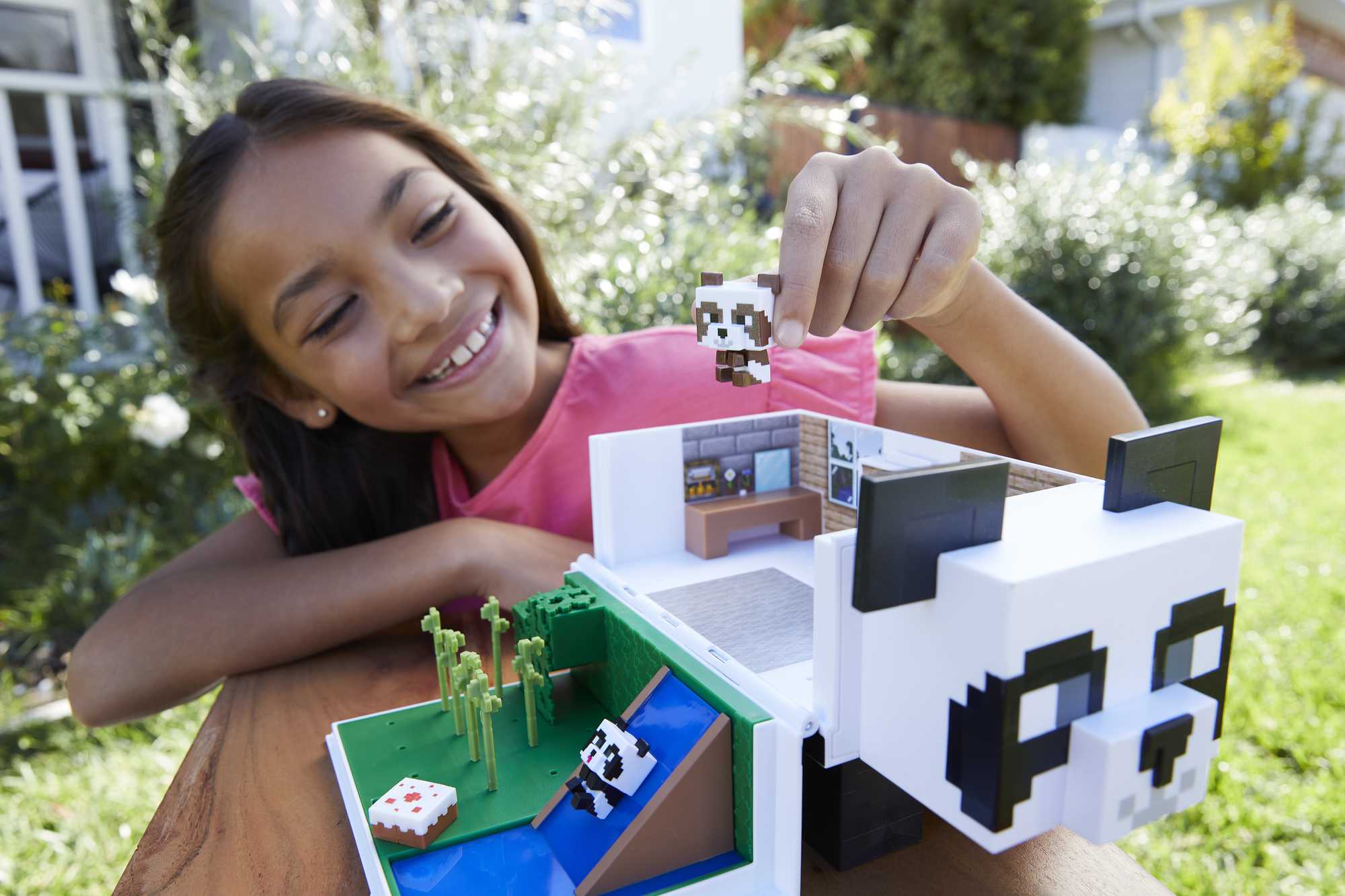 Minecraft Mob Head Minis Panda Playhouse Playset - Image 2