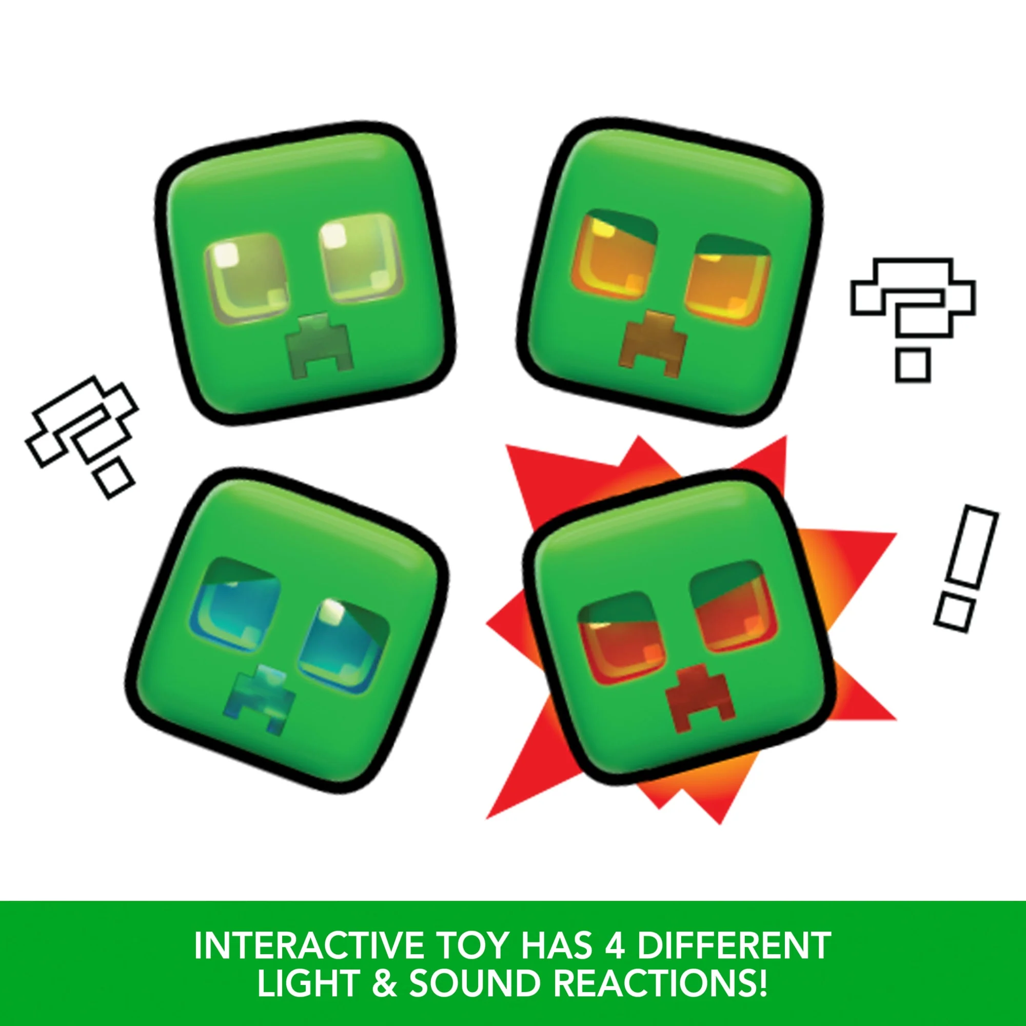 Minecraft My Pet Creeper Interactive Toy Action Figure With Lights, Sounds & Exploding Action - Image 3