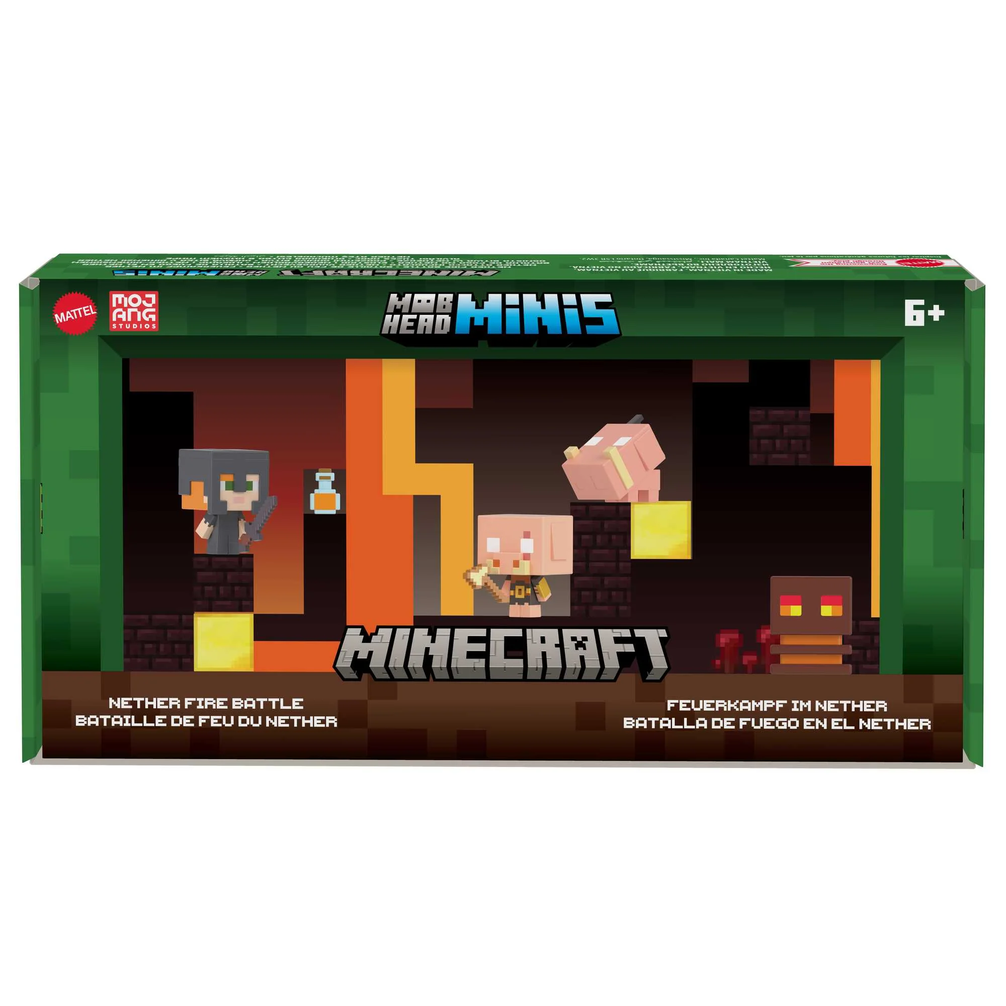 Minecraft Nether Fire Battle Story Pack Figures - Image 5