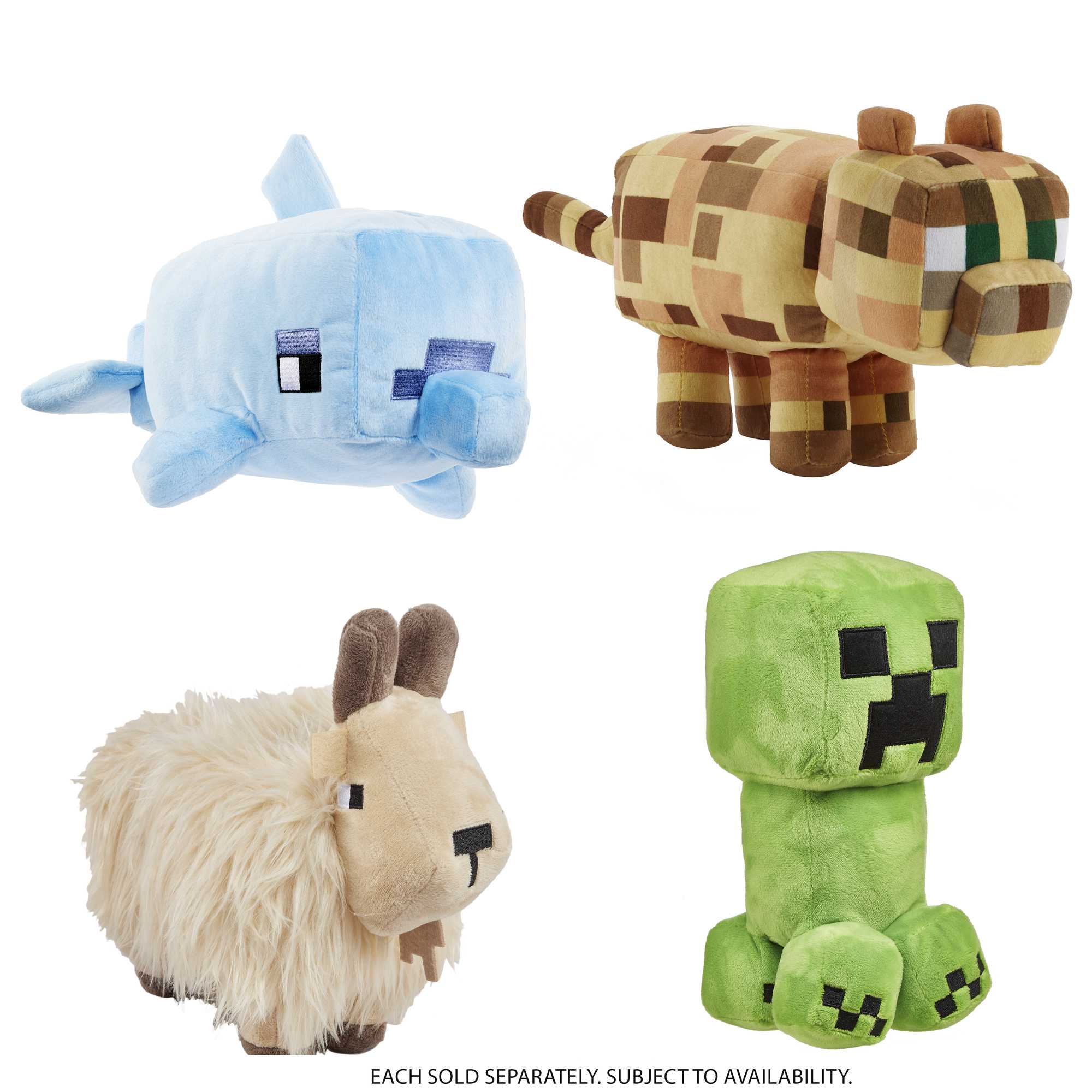Minecraft Peluche Base Assortimento