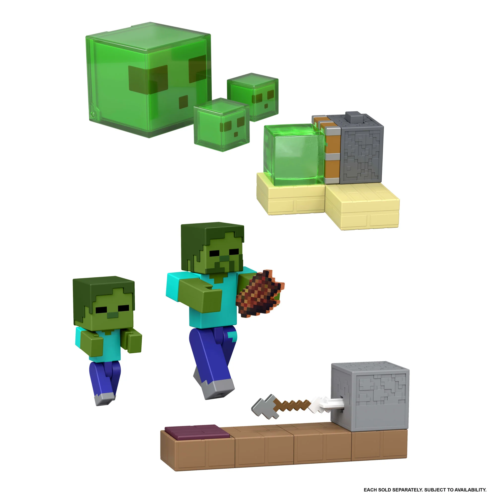 Minecraft Redstone Charged Actiefiguur En Mechanismeset, Speelgoed Van Ruim 8 Cm Op Schaal (Personages Kunnen Variëren)