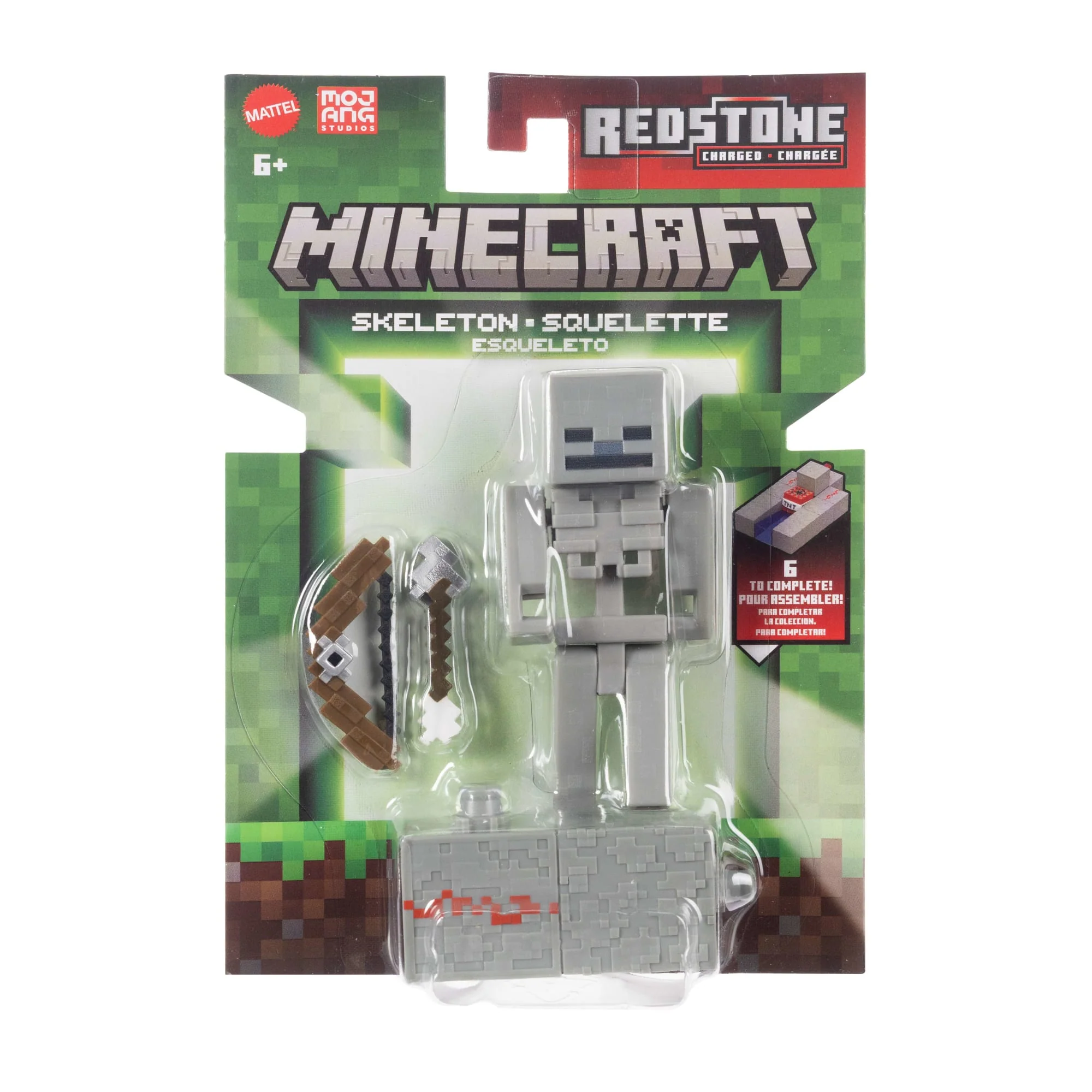 Minecraft Skeleton Actiefiguur En Accessoireset, Verzamelbaar Speelgoed En Bouwstuk, Ruim 8 Cm Groot - Image 6