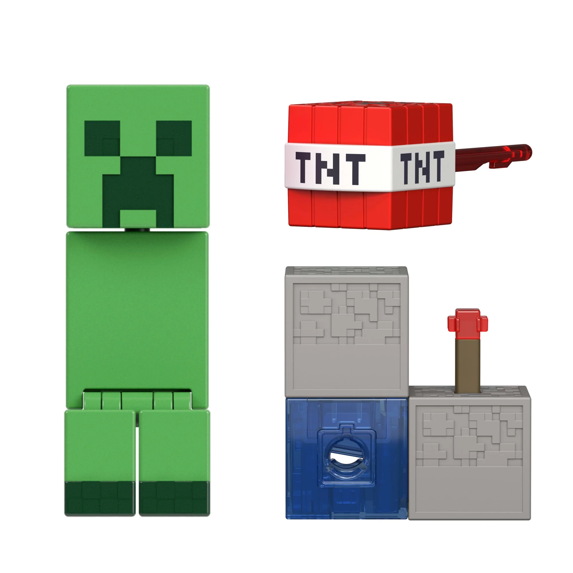 Minecraft Creeper-Actionfigur Und Zubehör-Set, Spielzeug Zum Sammeln Mit Bauteil, Maßstabsgetreu, Ca. 8 Cm Groß - Image 4
