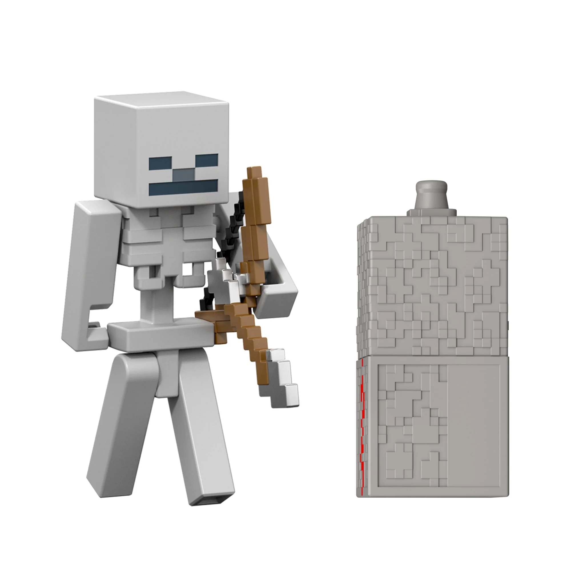 Minecraft Szkielet Figurka, akcesorium i element do budowy Zestaw Seria Redstone Charged Zabawka dla dzieci 6+