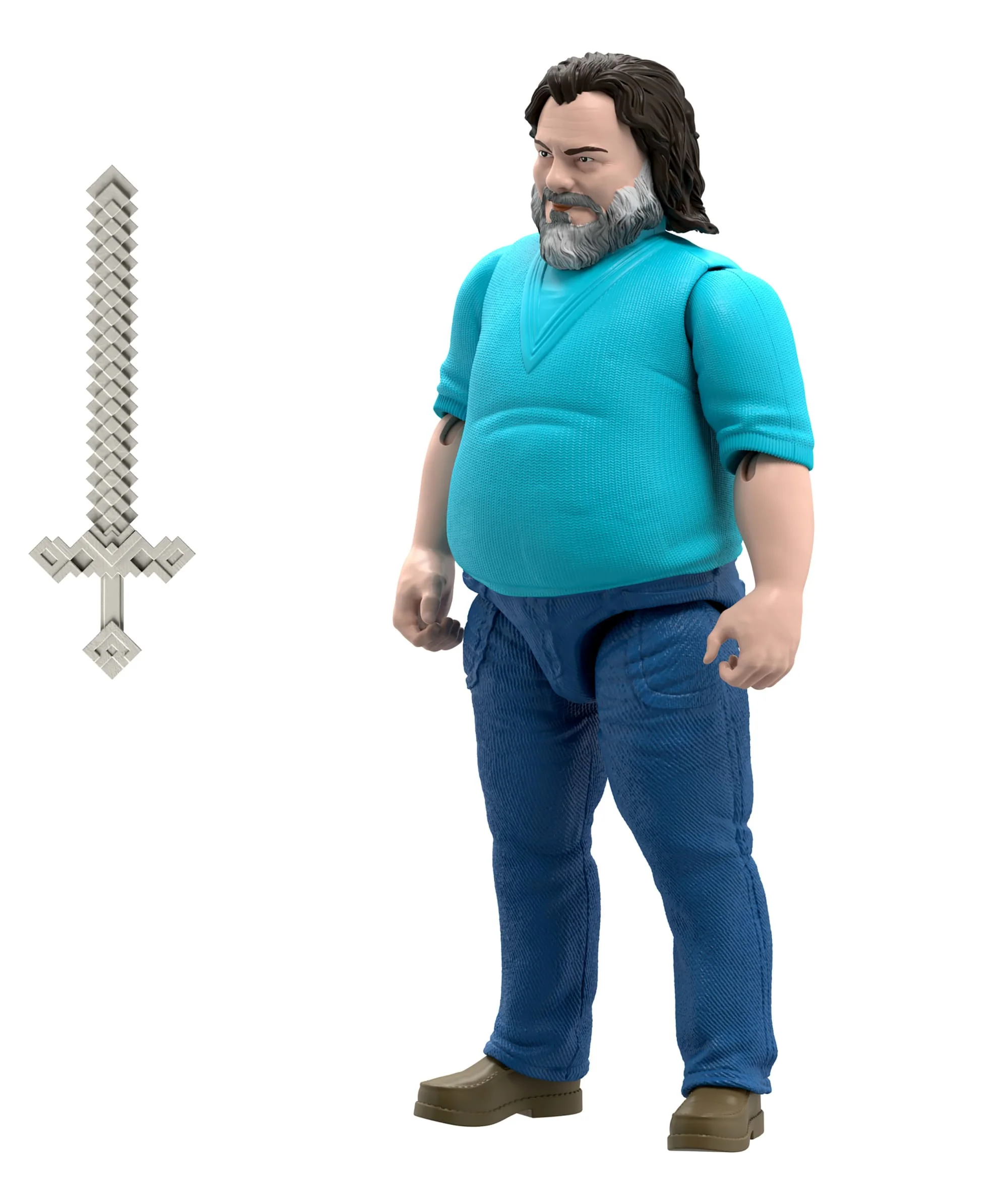 Minecraft Steve Large-Scale Action Figure, 12-Inch Character Collectible Inspired By The Movie - Image 5