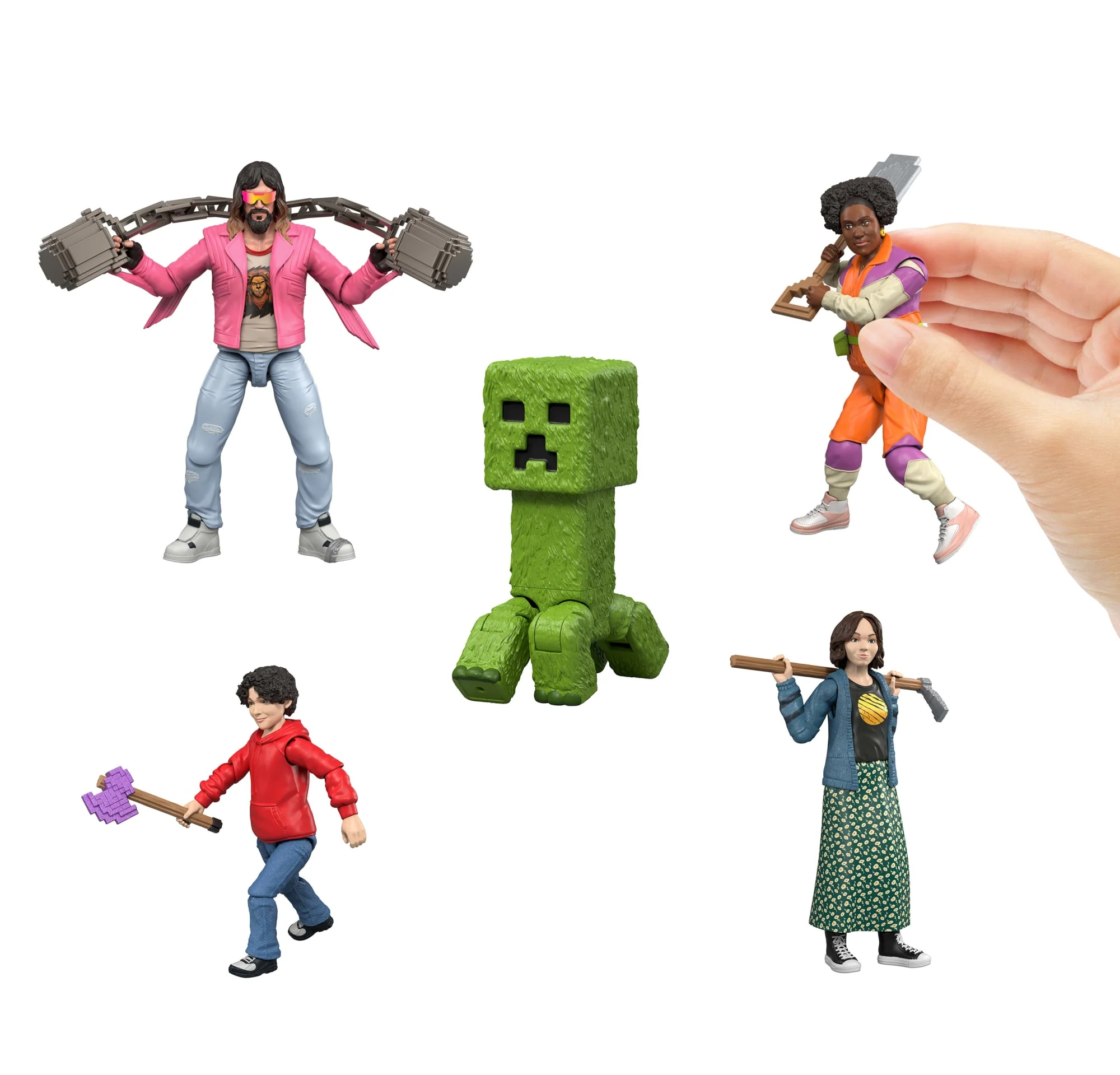 Minecraft Ultimate Movie Set With 8 Action Figures & 8 Accessories, Inspired By A Minecraft Movie - Image 2