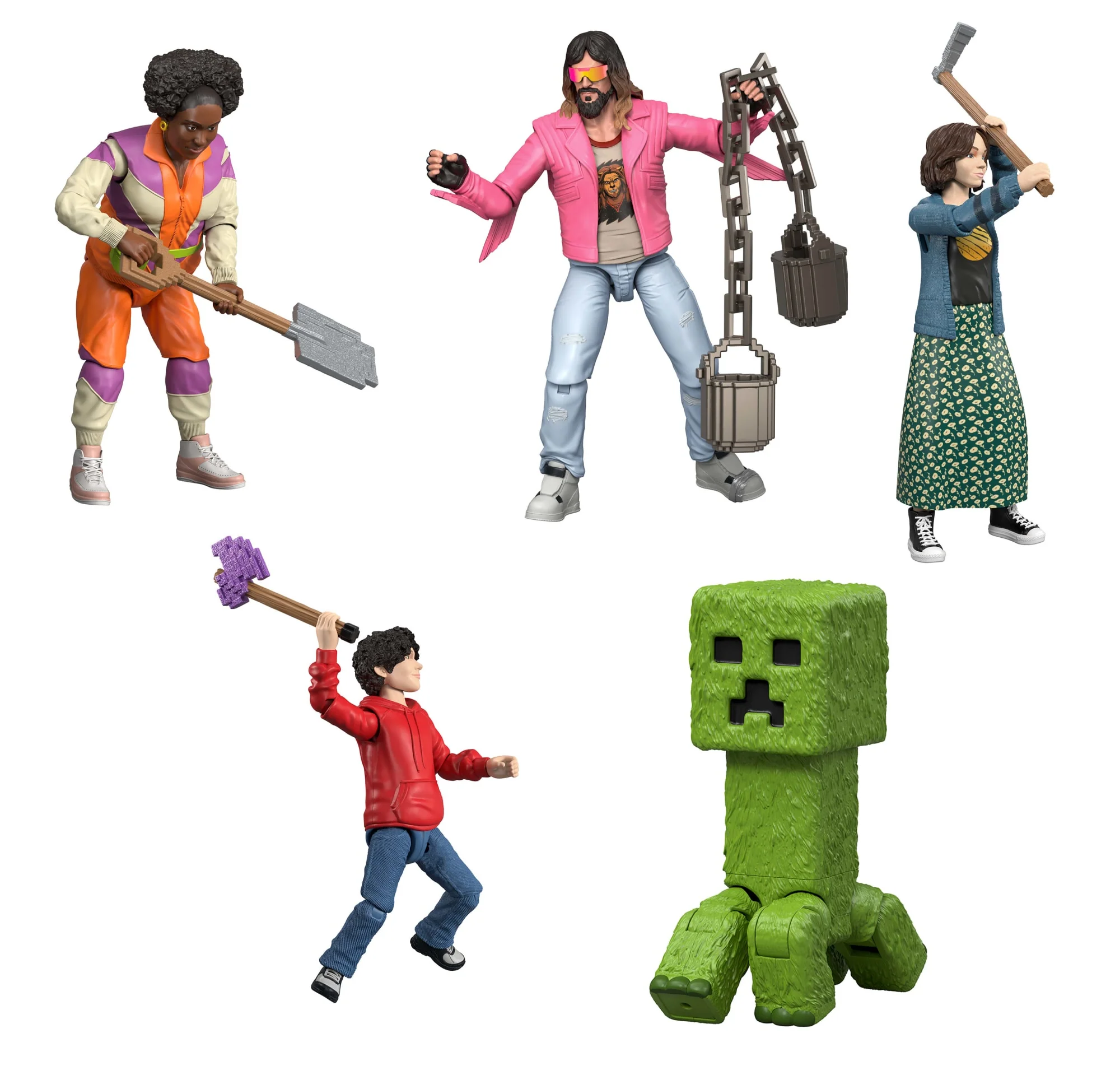Minecraft Ultimate Movie Set With 8 Action Figures & 8 Accessories, Inspired By A Minecraft Movie - Image 3