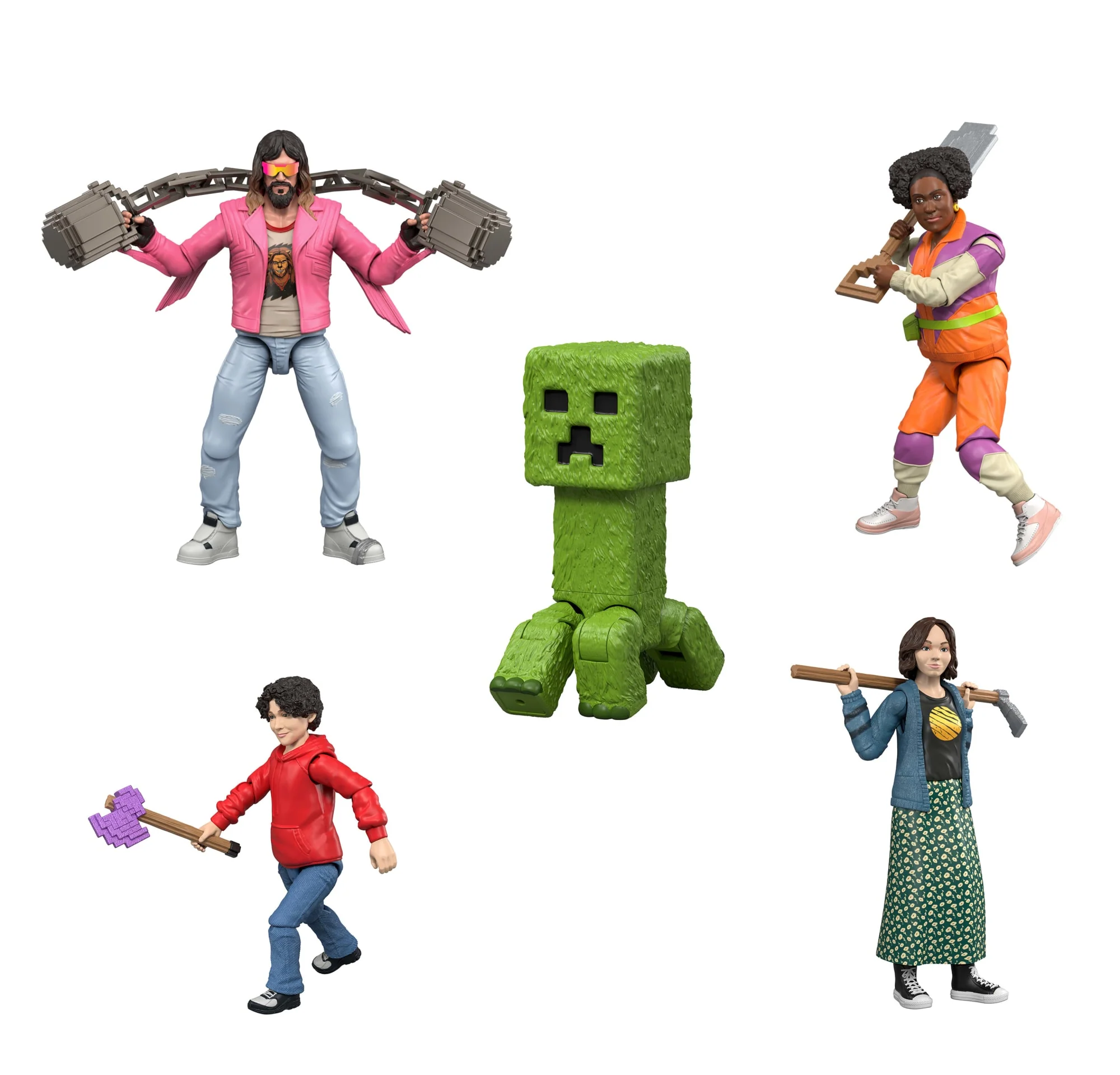 Minecraft Ultimate Movie Set With 8 Action Figures & 8 Accessories, Inspired By A Minecraft Movie - Image 4
