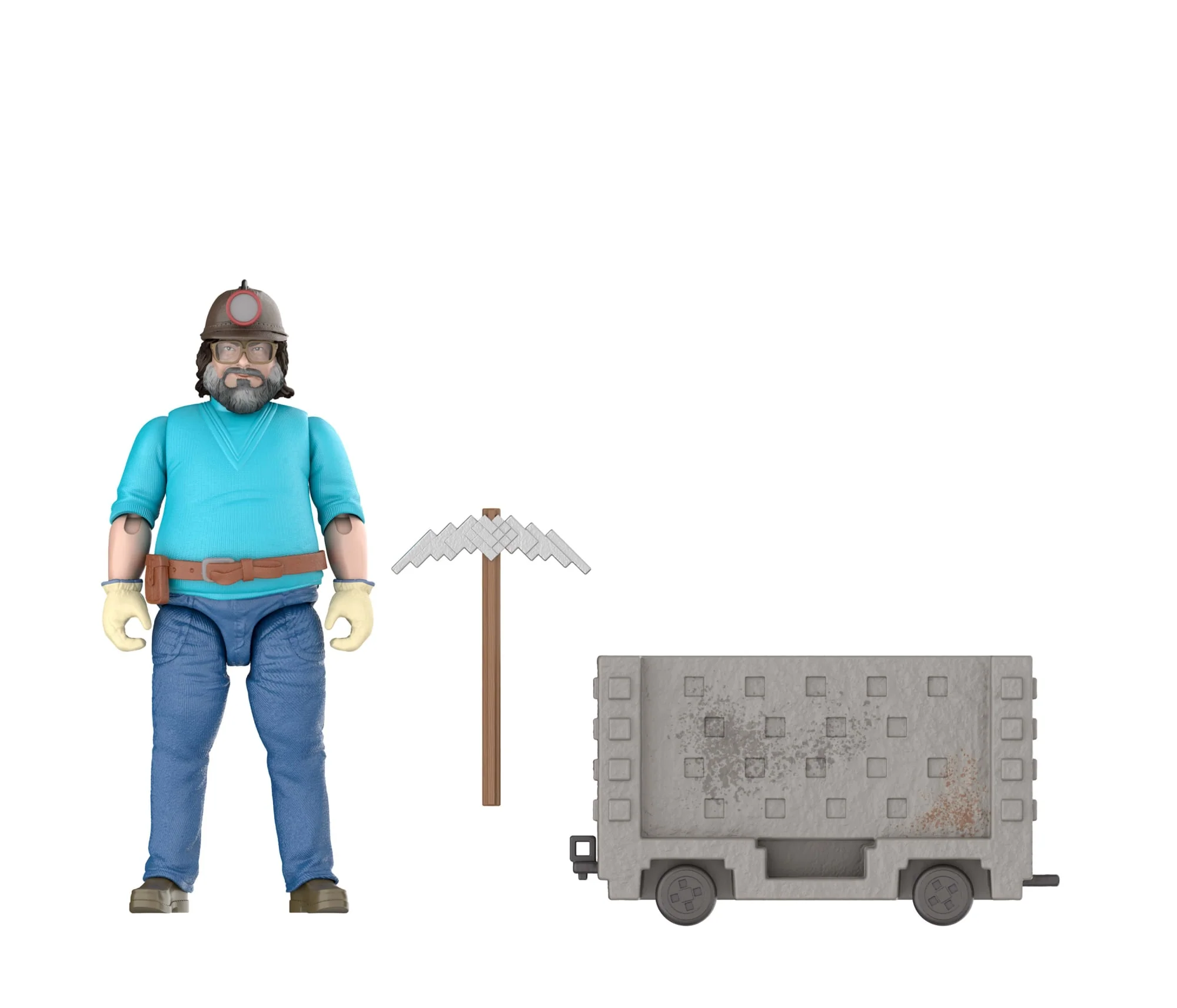Minecraft Wybuchowa ucieczka wagonikiem Figurka Steve i akcesoria Zestaw Zabawka 6+
