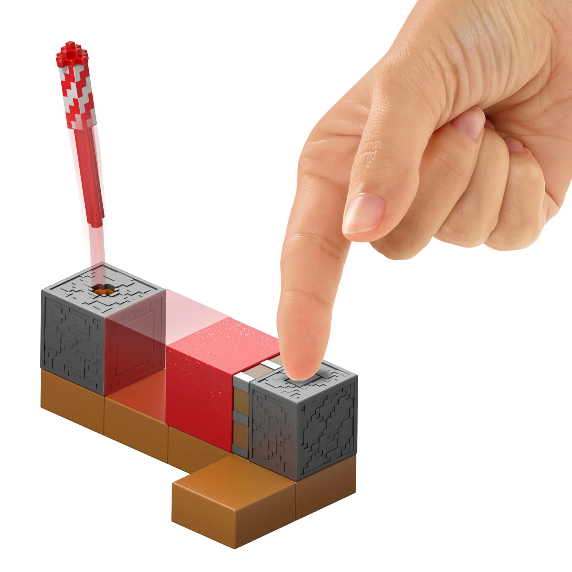 Minecraft Wyrzutnia fajerwerków + figurka i akcesoria Zestaw Zabawka dla dzieci 6+ i fanów - Image 5