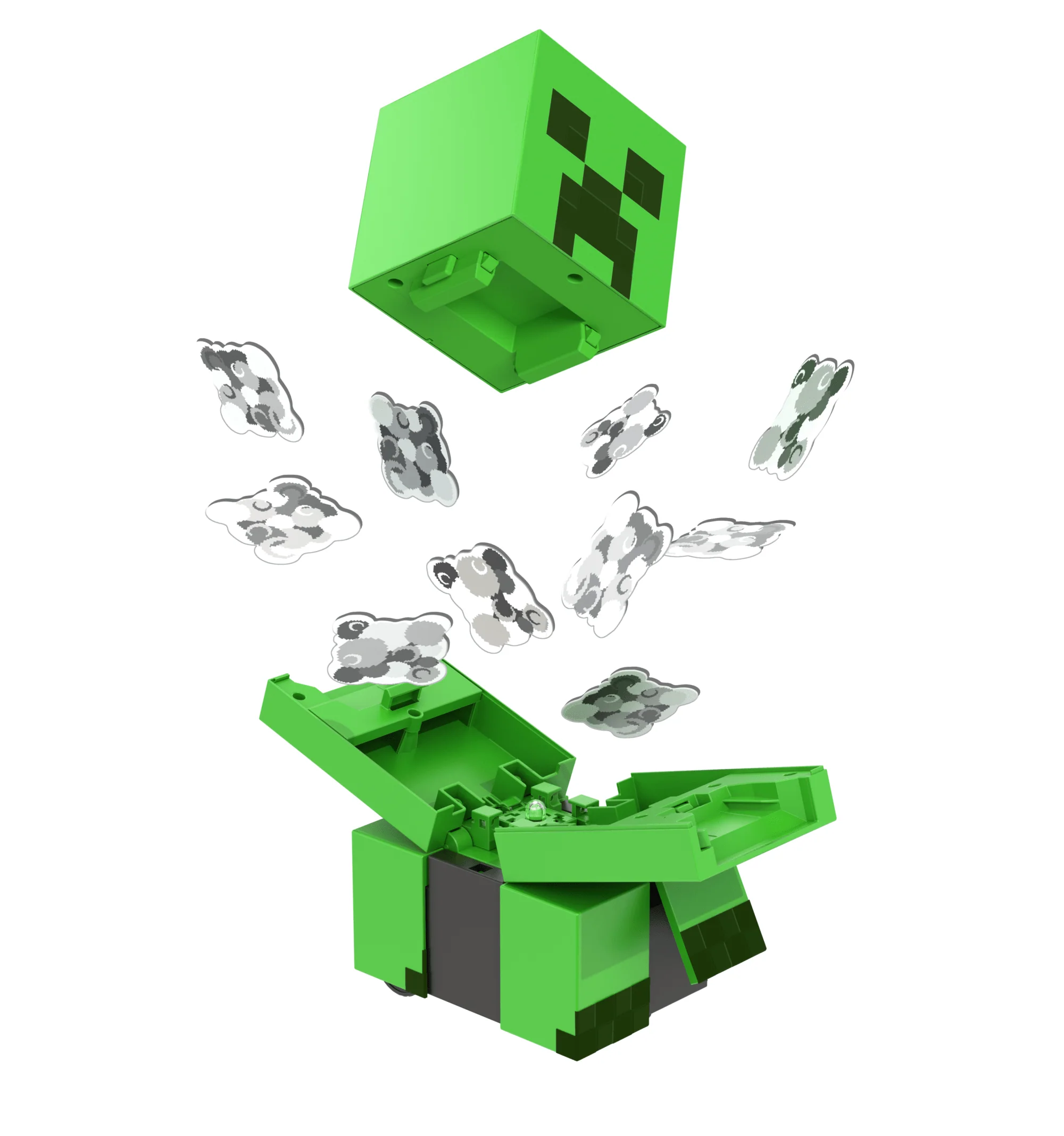 Minecraft Zdalnie sterowana zabawka Eksplodujący Creeper Figurka RC z ruchem i dźwiękami Zestaw - Image 2