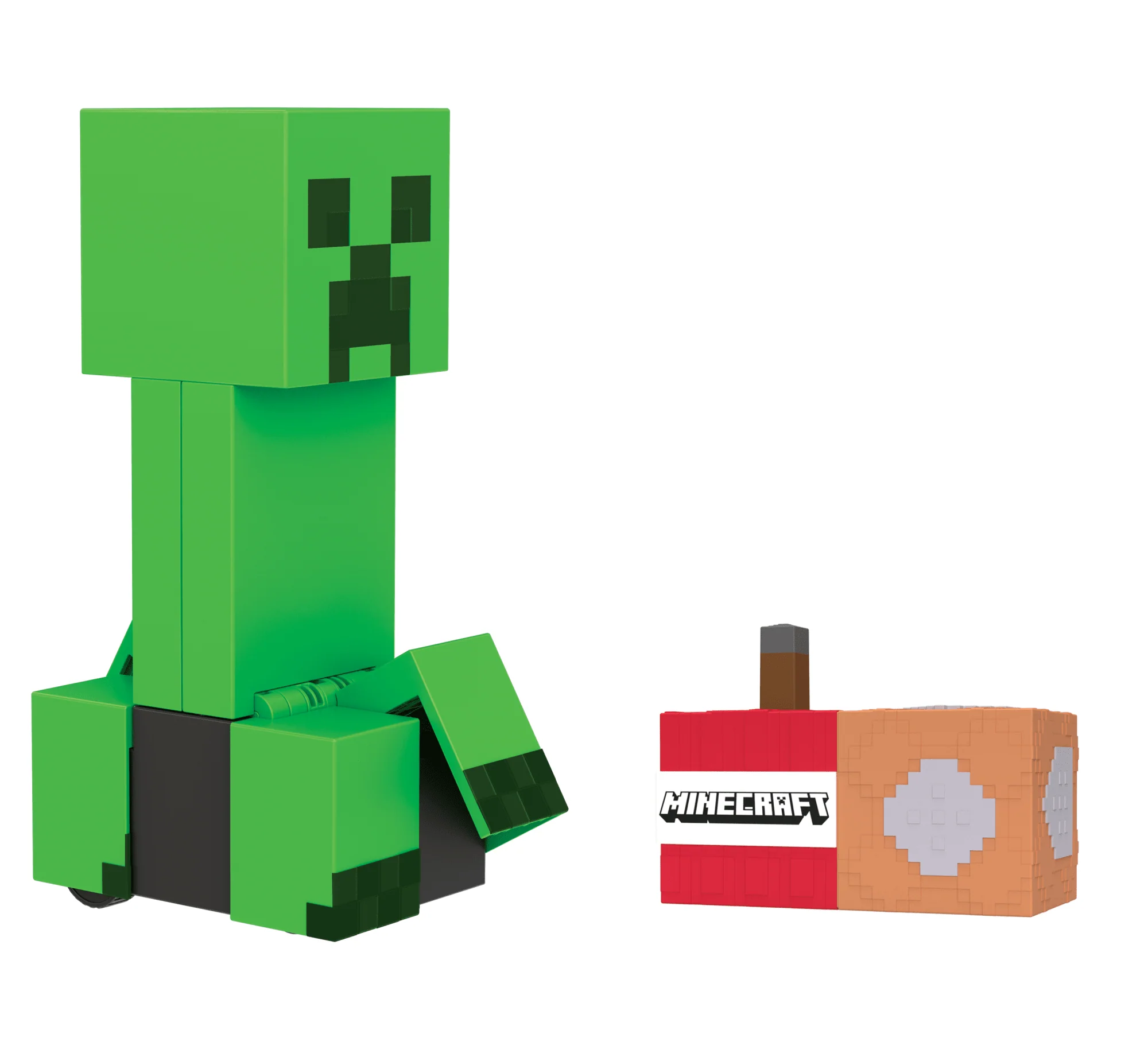 Minecraft Zdalnie sterowana zabawka Eksplodujący Creeper Figurka RC z ruchem i dźwiękami Zestaw - Image 5
