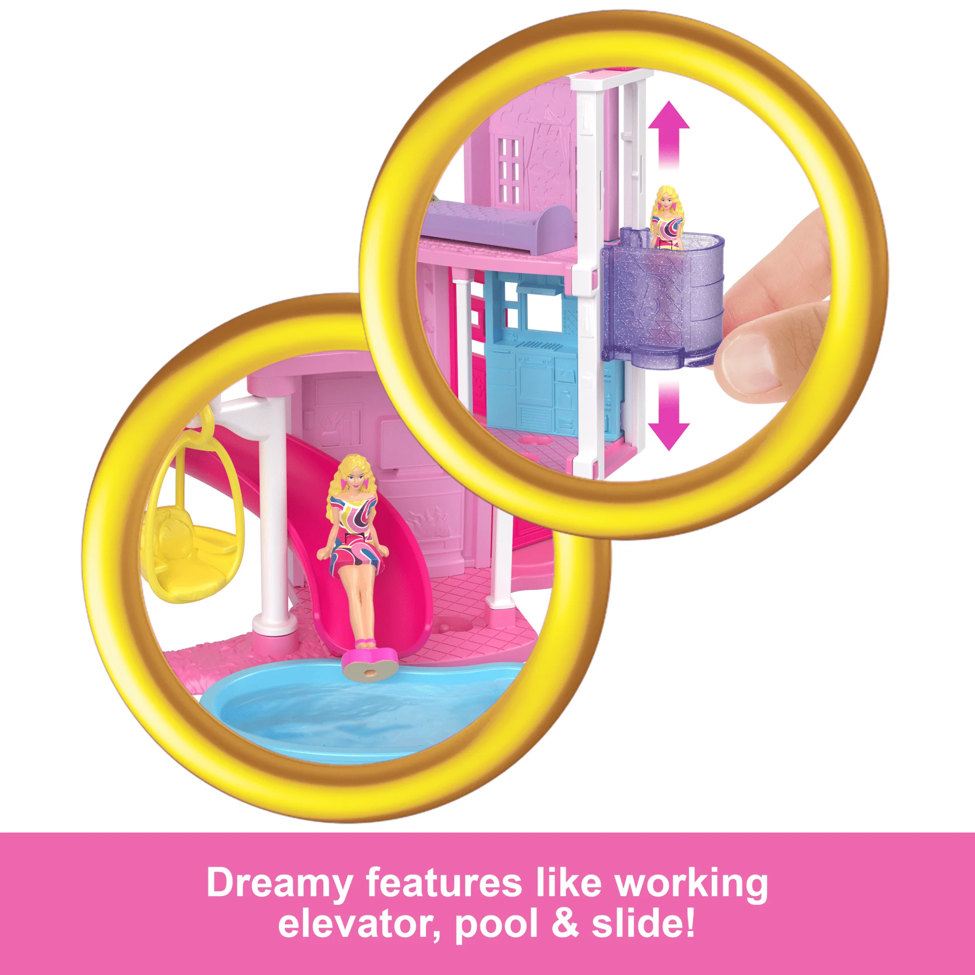 Barbie Mini Barbieland Doll House Playsets With 1.5-Inch Doll, Furniture & Accessories (Styles May Vary) - Image 3