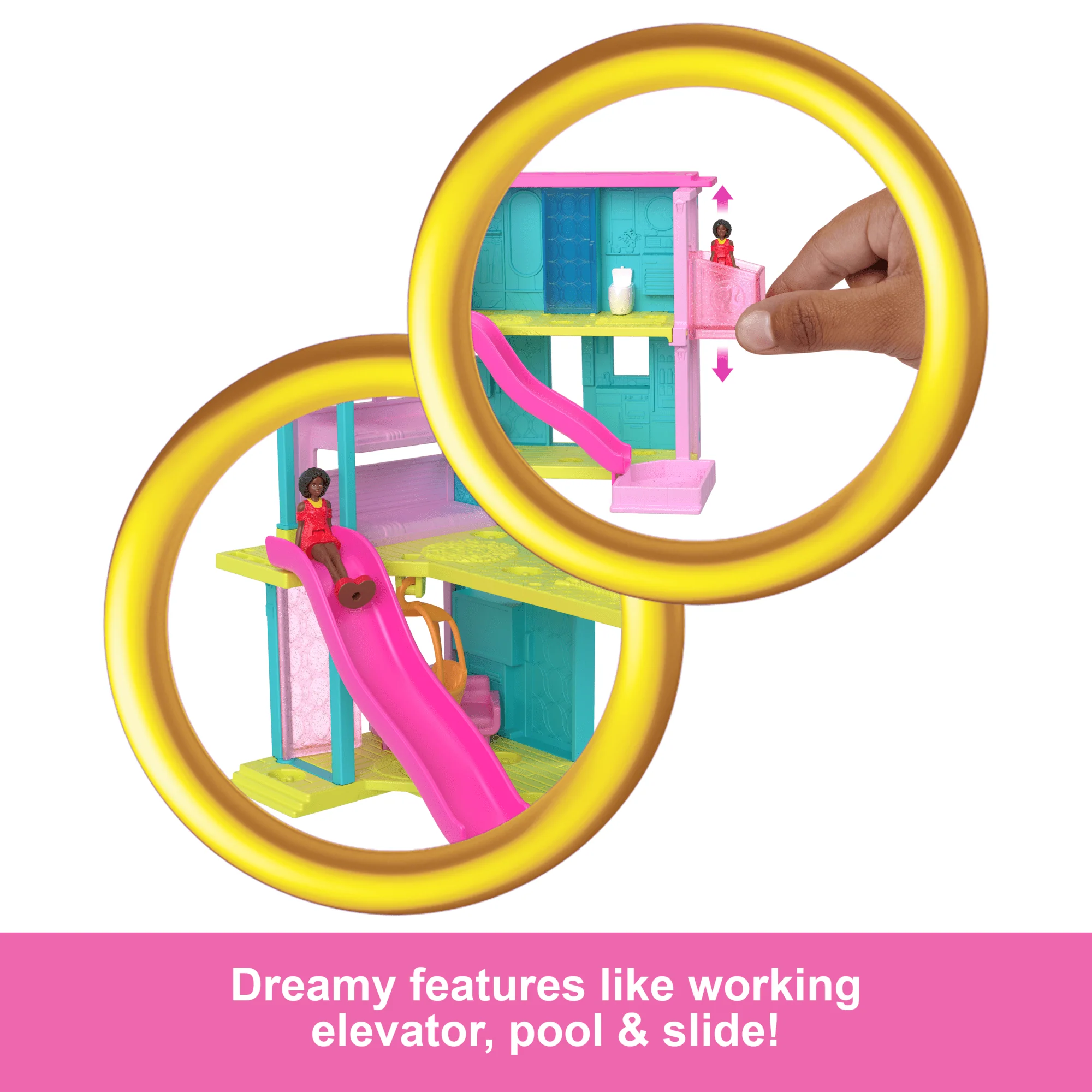 Barbie Mini Barbieland Doll House Playsets With 1.5-Inch Doll, Furniture & Accessories (Styles May Vary) - Image 3