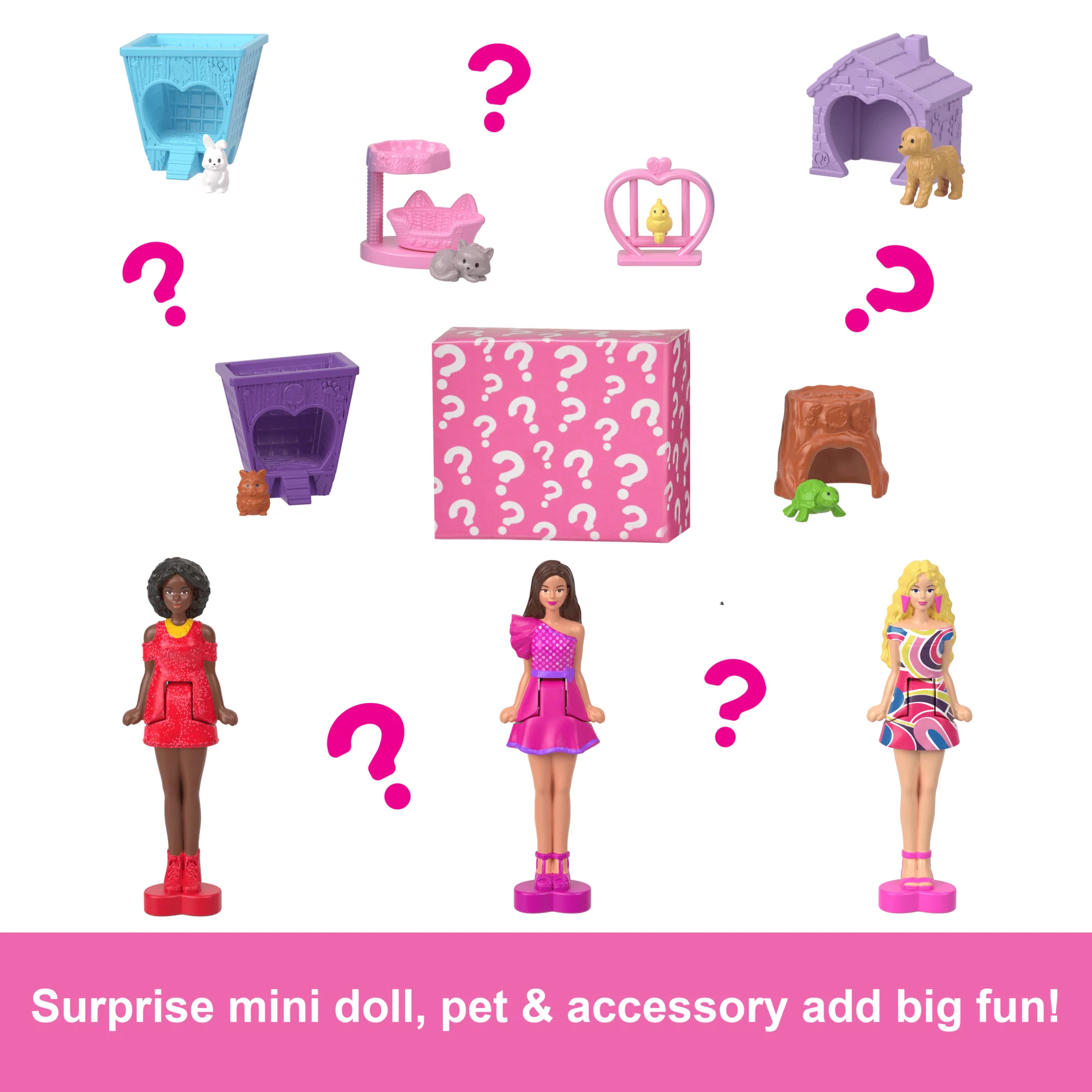 Barbie Mini Barbieland Doll House Playsets With 1.5-Inch Doll, Furniture & Accessories (Styles May Vary) - Image 6