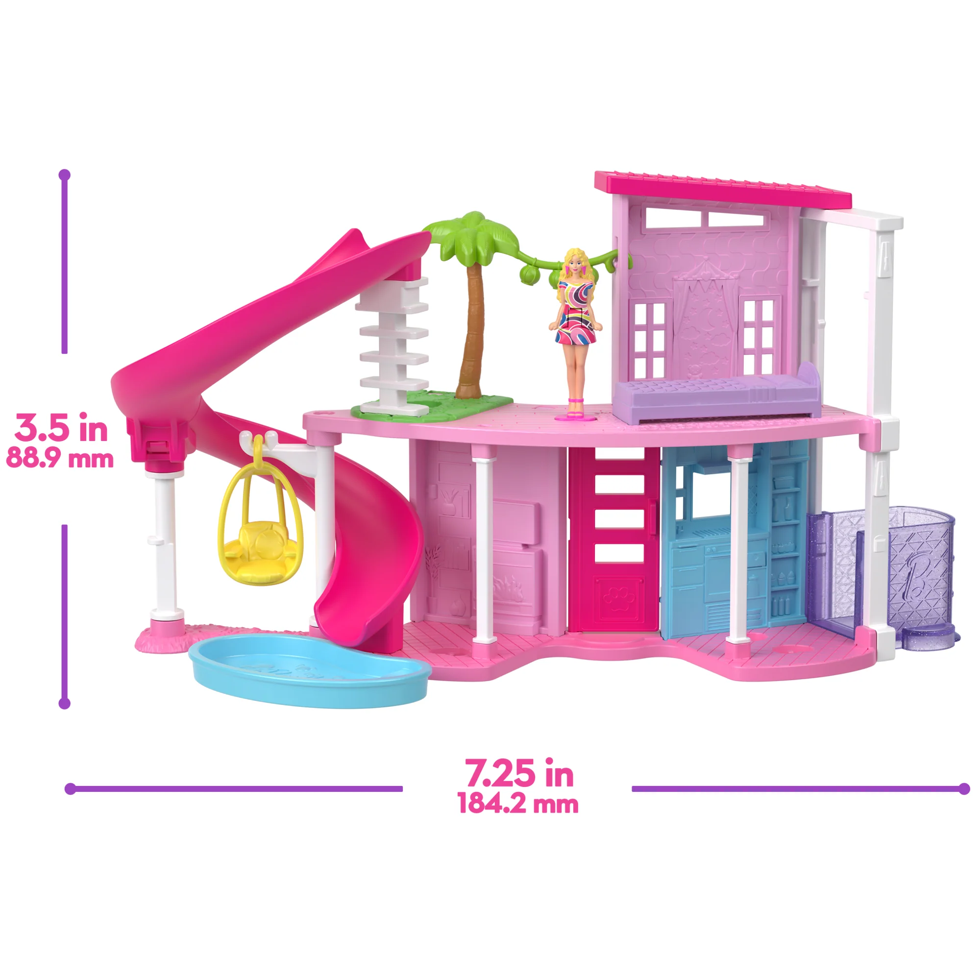 Barbie Mini Barbieland Evler, 4 Cm Bebek, Mobilyalar Ve Aksesuarlar (Stiller Çeşitlilik Gösterebilir) - Image 6