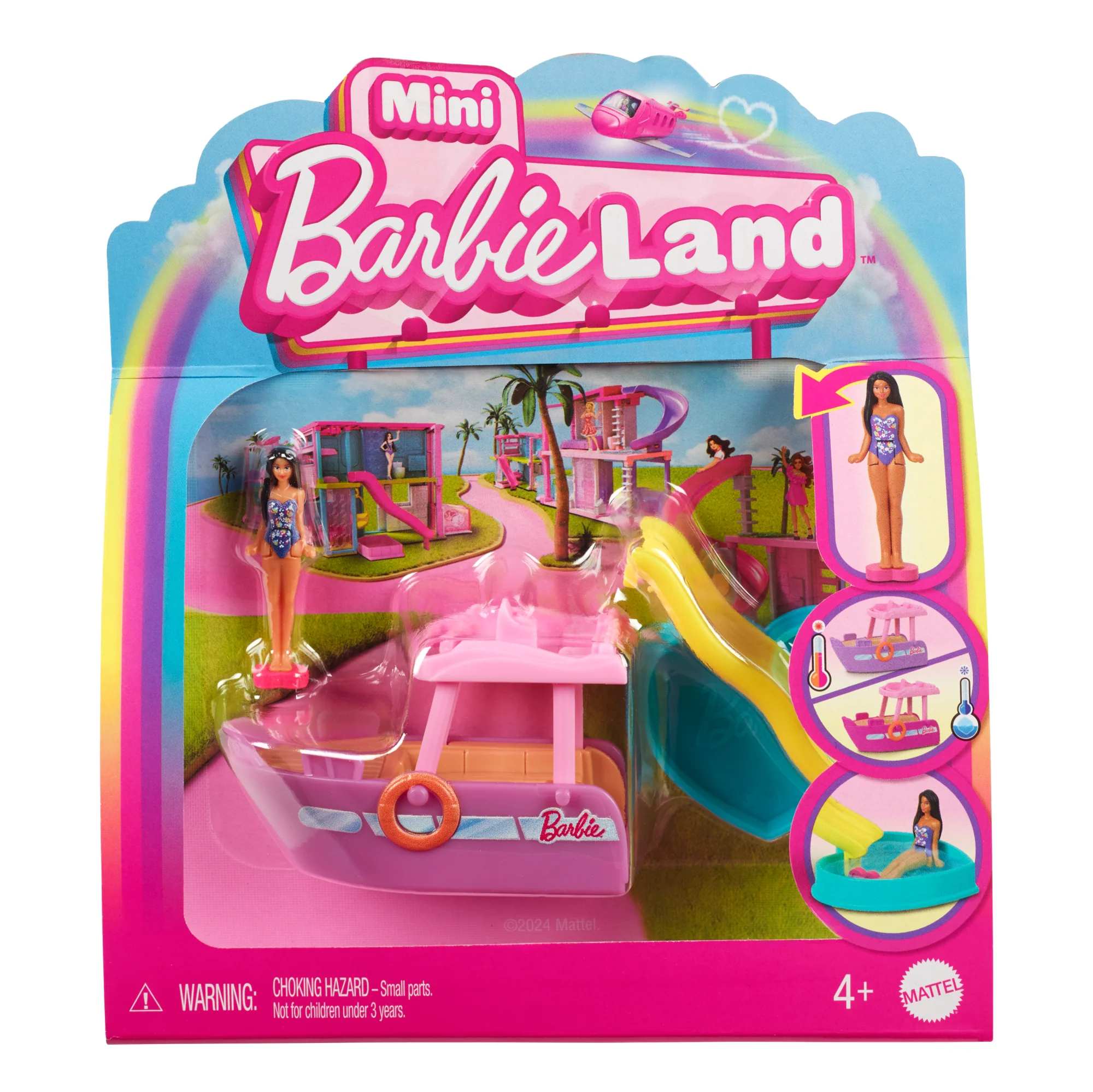 Σετ Παιχνιδιού Mini Barbieland Κούκλα & Όχημα (5 Σχέδια) Με Κουκλίτσα 3,8 Εκ. & Απίθανο Αυτοκίνητο (Τα Σχέδια Μπορεί Να Διαφέρουν)
