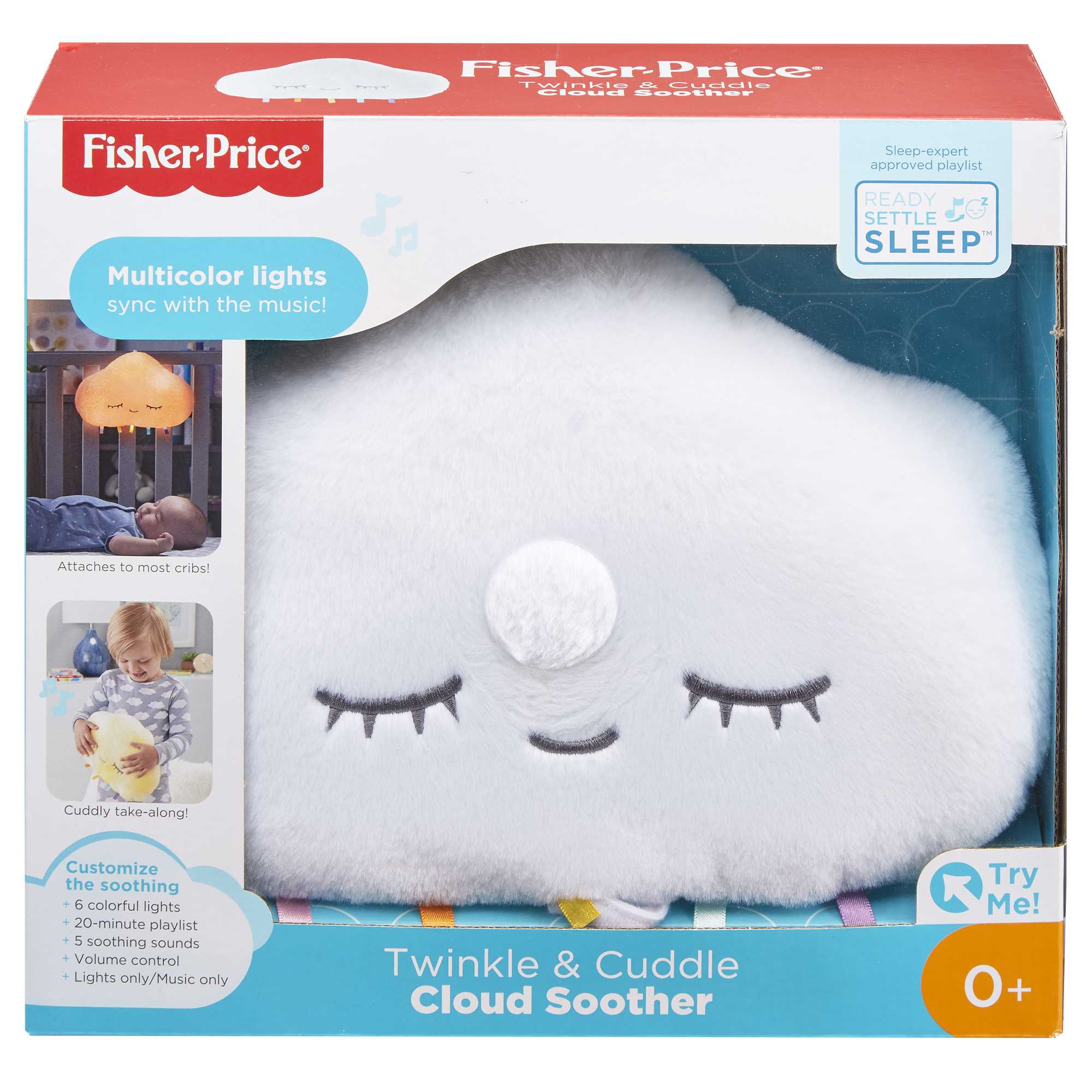 Fisher-Price - Mon Nuage Dodo - Veilleuse Peluche - Jouet D'Éveil - Dès La Naissance - Image 6