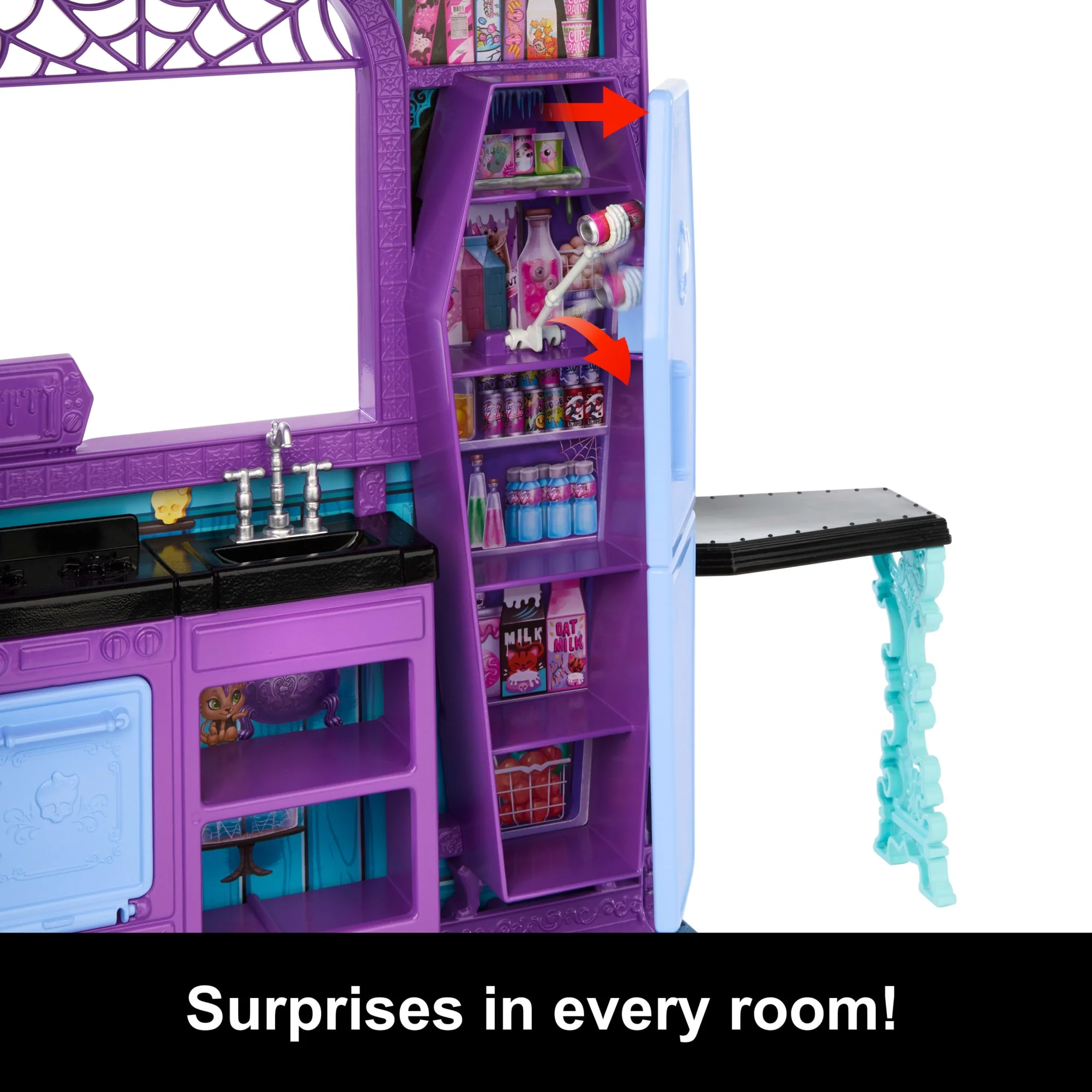 Monster High Boo-Tique Hotel Doll House With Spooky Surprises in Every Room And 13+ Accessories - Image 4
