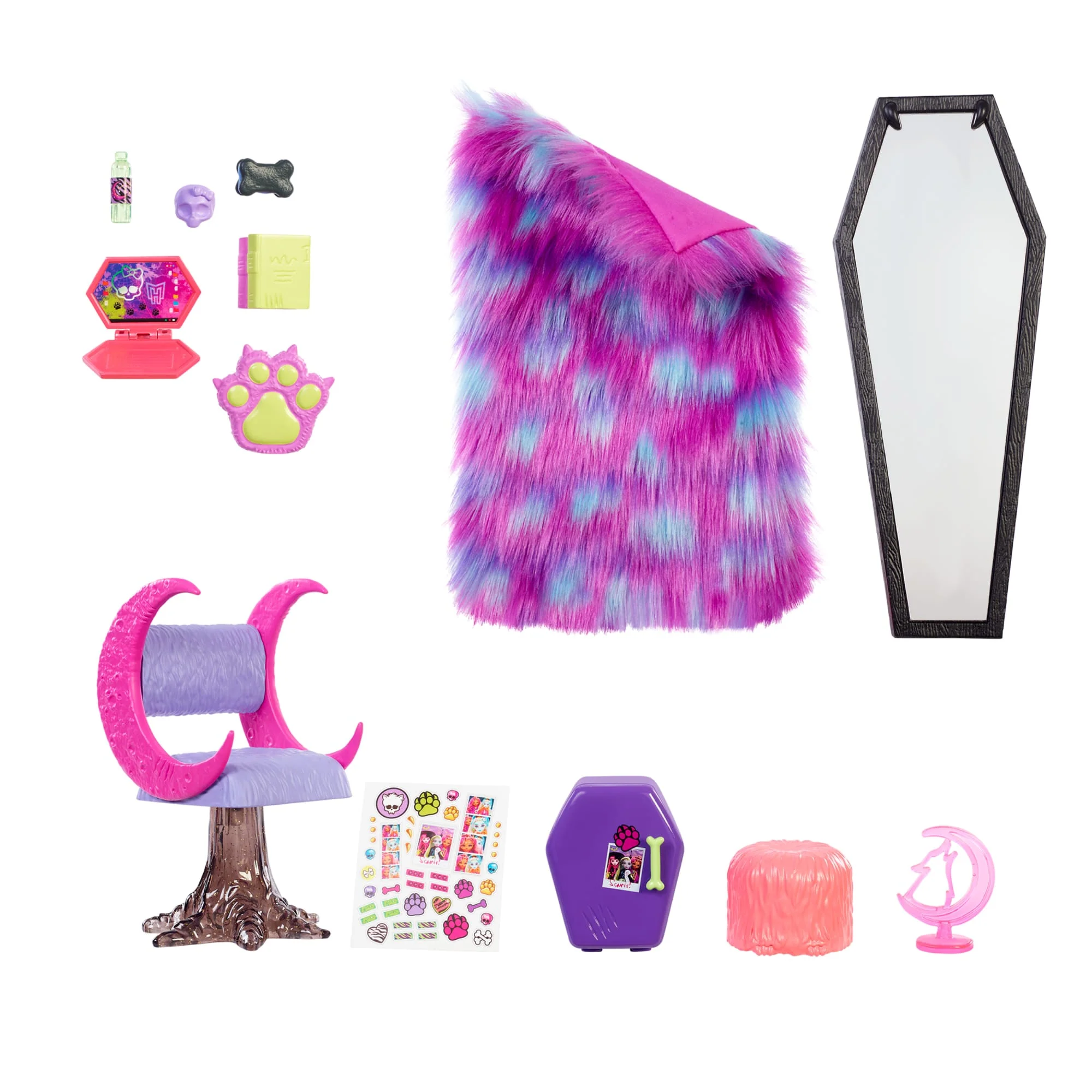 Monster High - La Chambre de Clawdeen Wolf - Poupée - 4 ans et + - Image 5