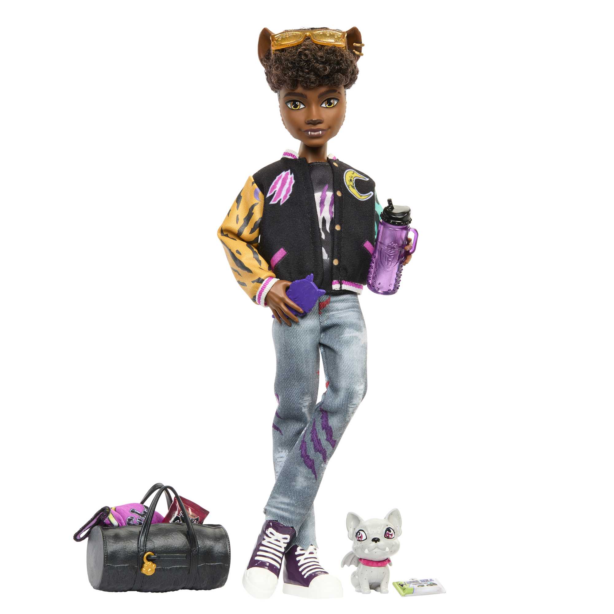 Muñeco Clawd Wolf De Monster High Con Mascota Y Accesorios