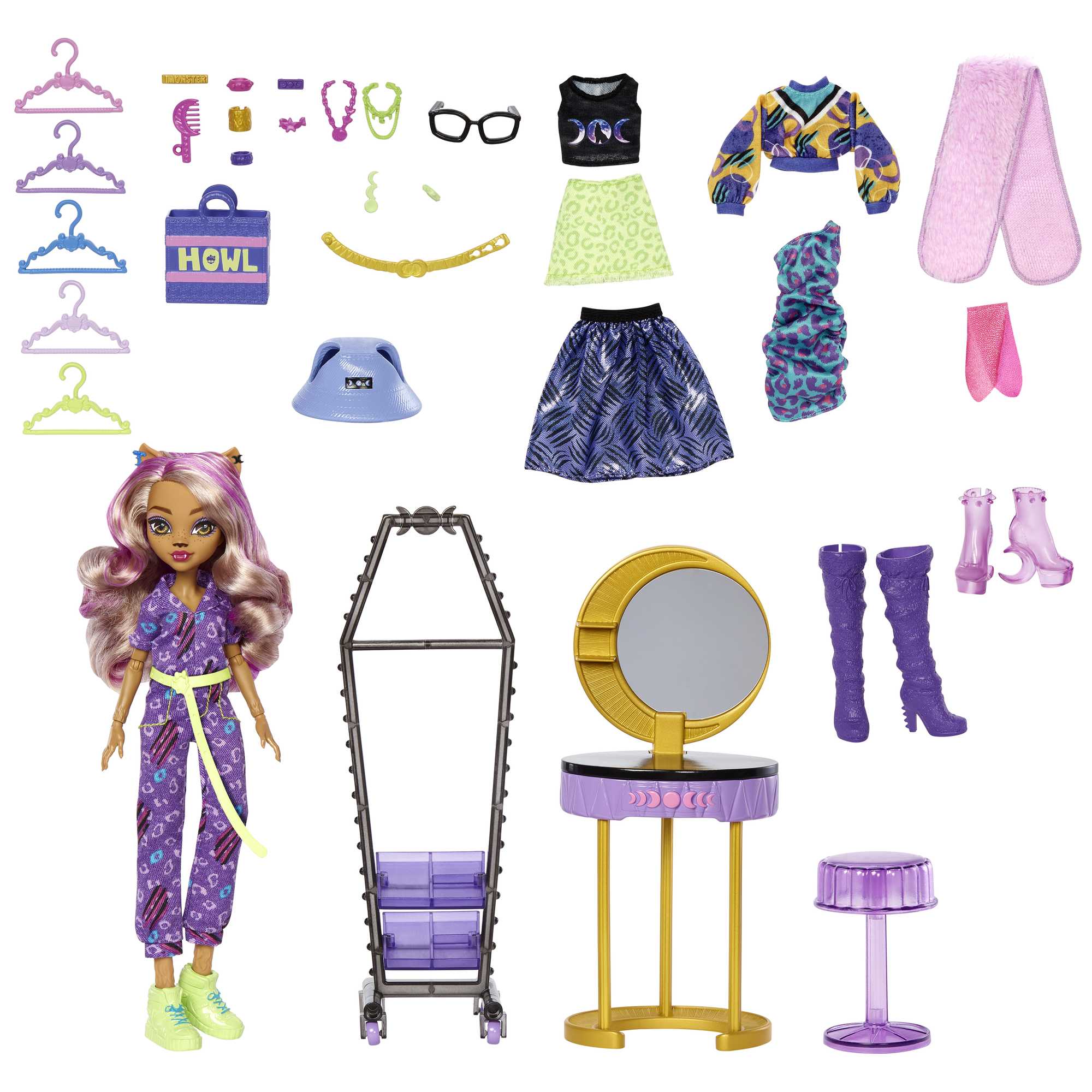 Monster High Clawdeen Wolf Studio Play Set - Image 2