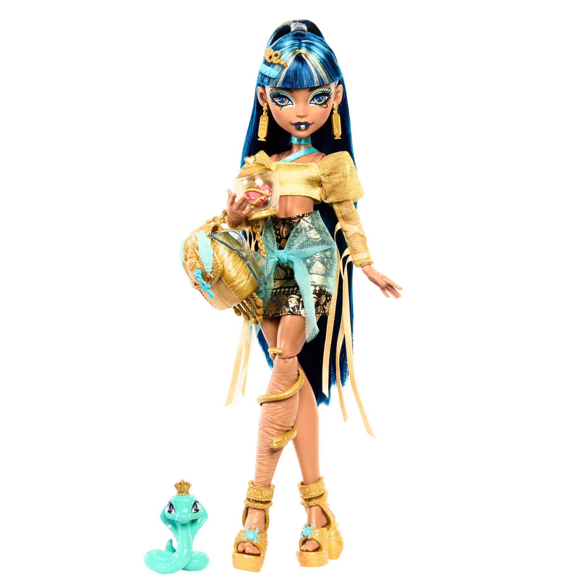 Monster High Κλειώ Κούκλα Με Φίδι Και Αξεσουάρ