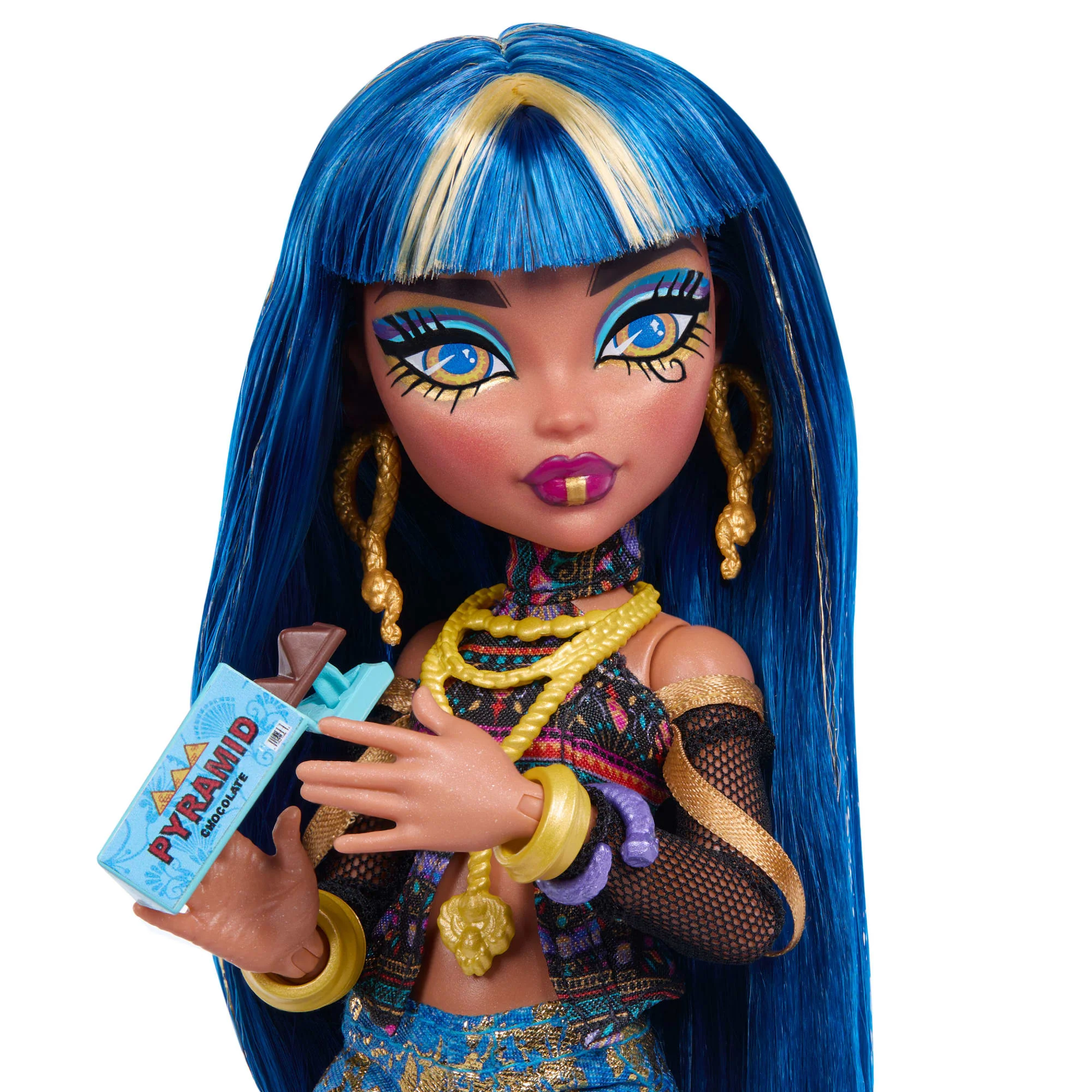 Muñeca Cleo De Nile De Monster High Con Pantalones Cargo, Mascota Hissette Y 7 Accesorios - Image 2